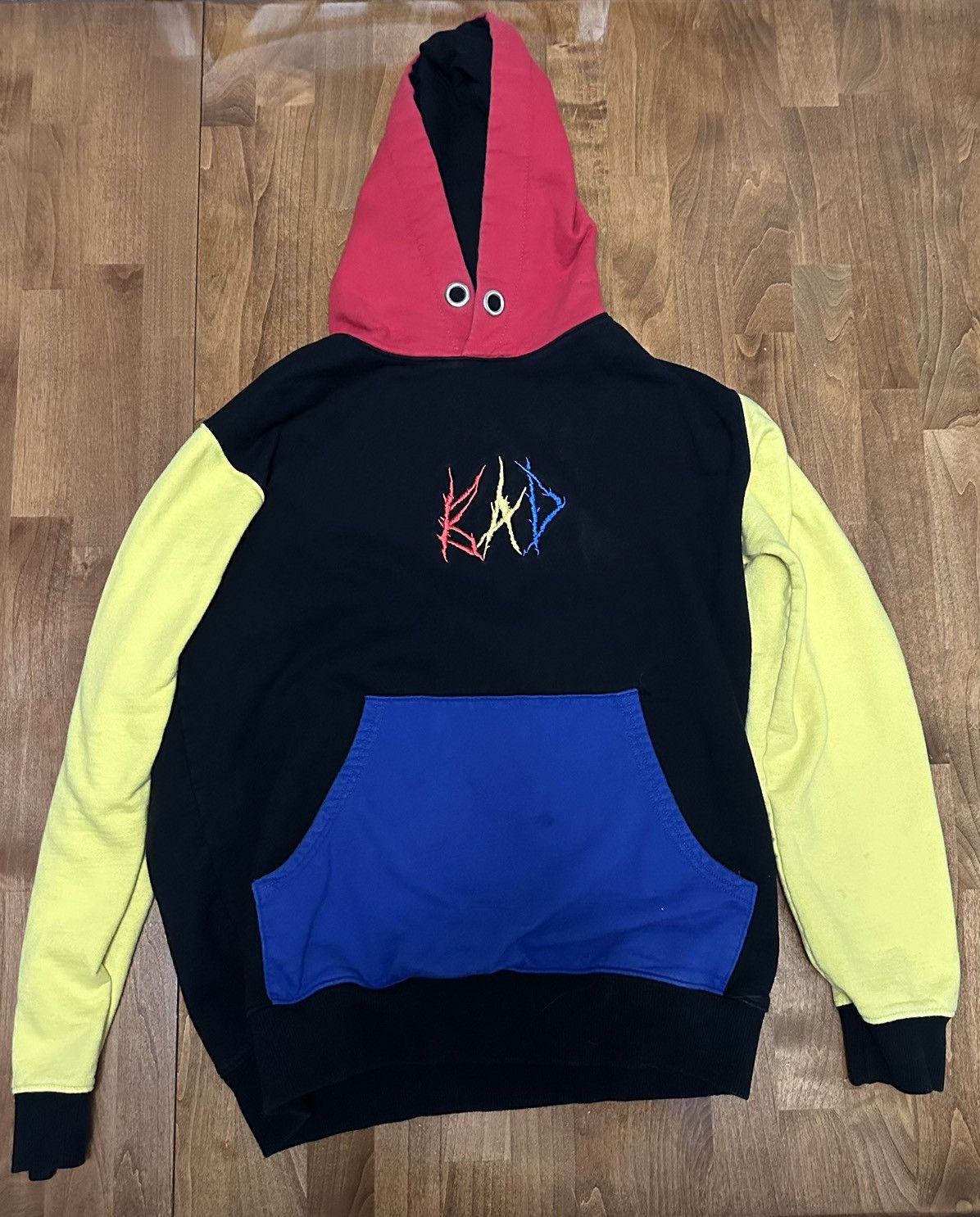 Revenge BAD VIBES FOREVER COLOR BLOCK HOODIE 2019 Grailed