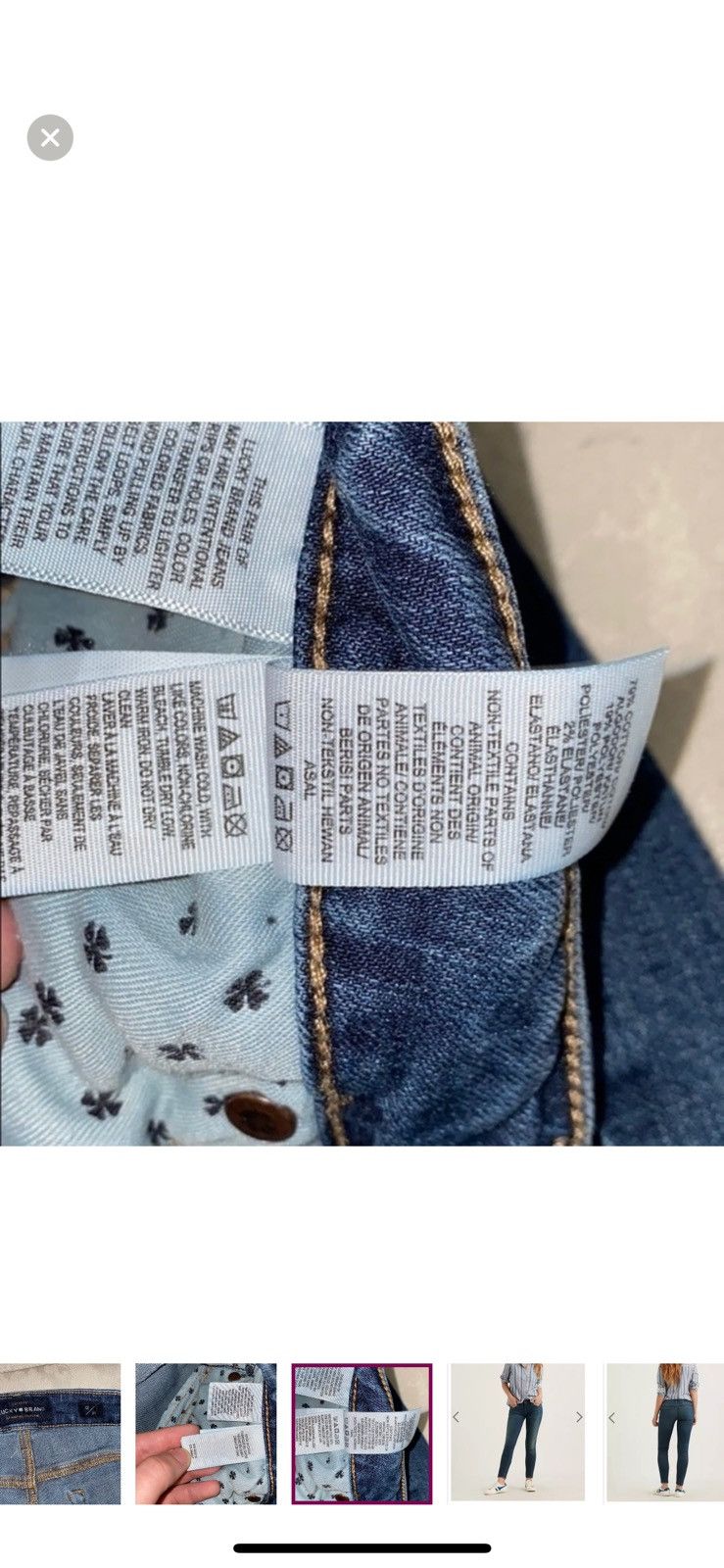 Lucky Brand Lucky brand Lolita skinny jeans size 12 Size 34" / US 12 / IT 48 - 5 Thumbnail