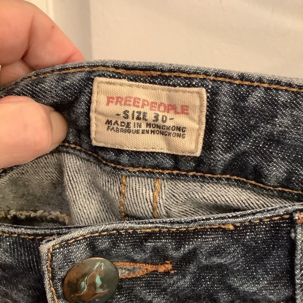Free People Vintage Women's Free People Jeans, Size 30, Blue Size 30" / US 8 / IT 44 - 4 Thumbnail