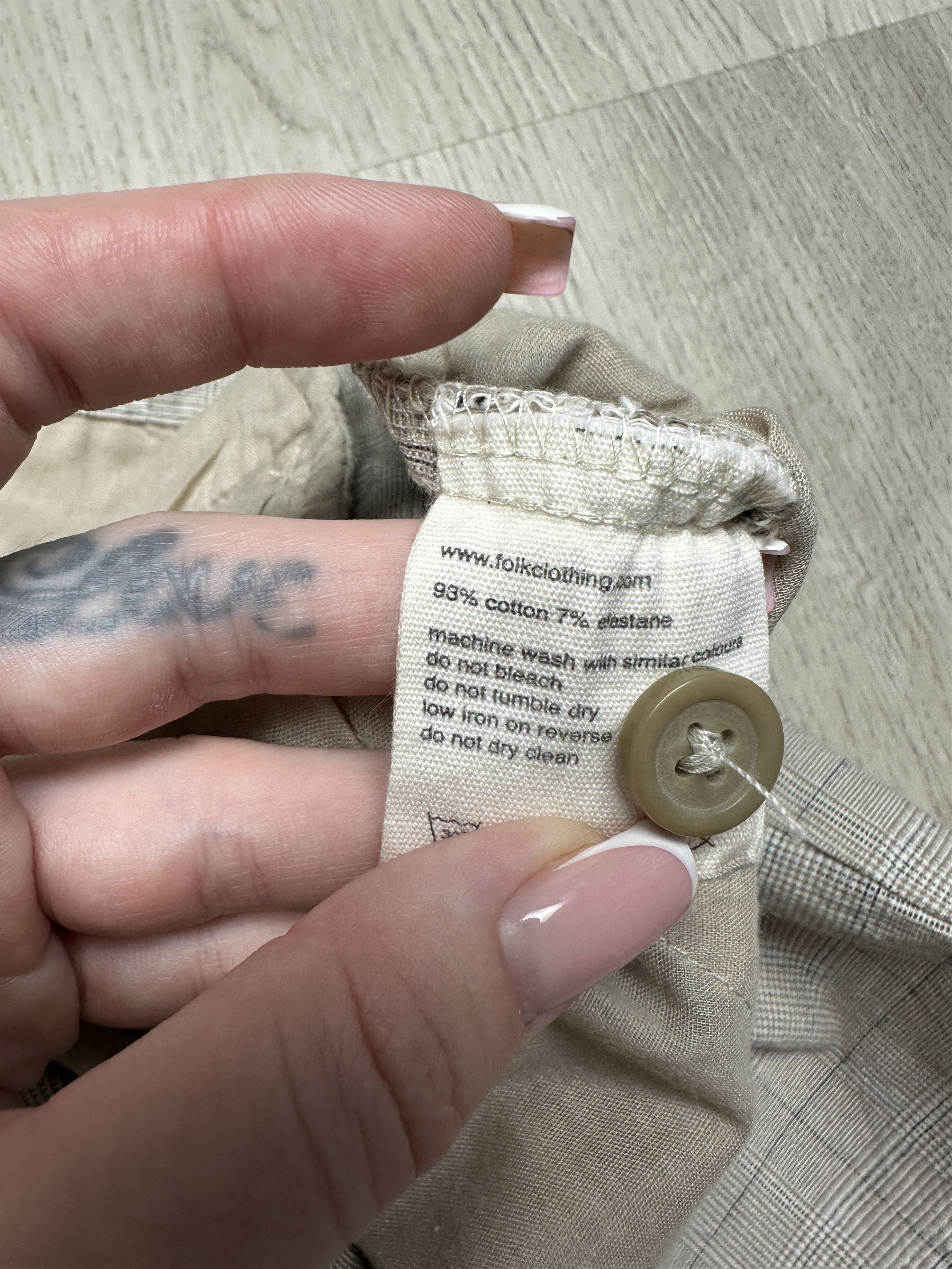 Folk Folk Mens Chino Shorts Size US 34 / EU 50 - 4 Thumbnail