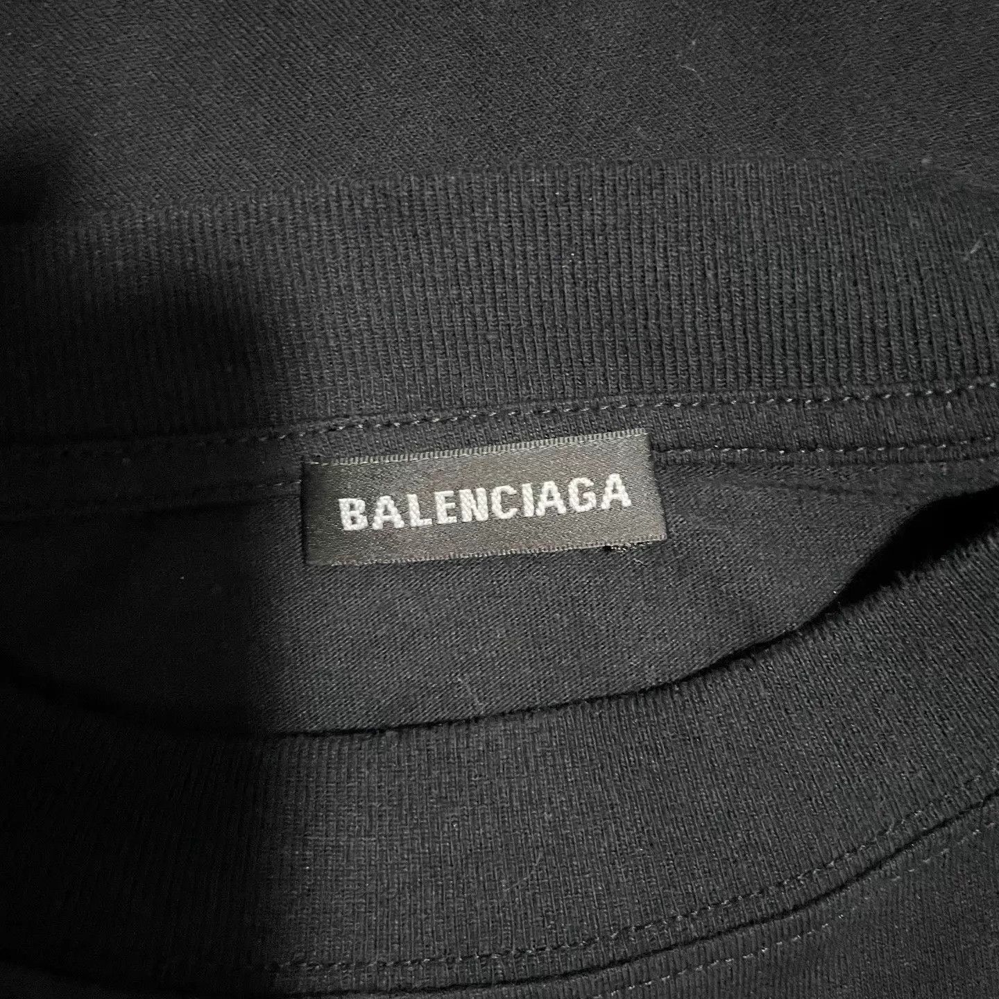 Balenciaga Balenciaga x WFP Long Black Tee M Size US M / EU 48-50 / 2 - 3 Thumbnail