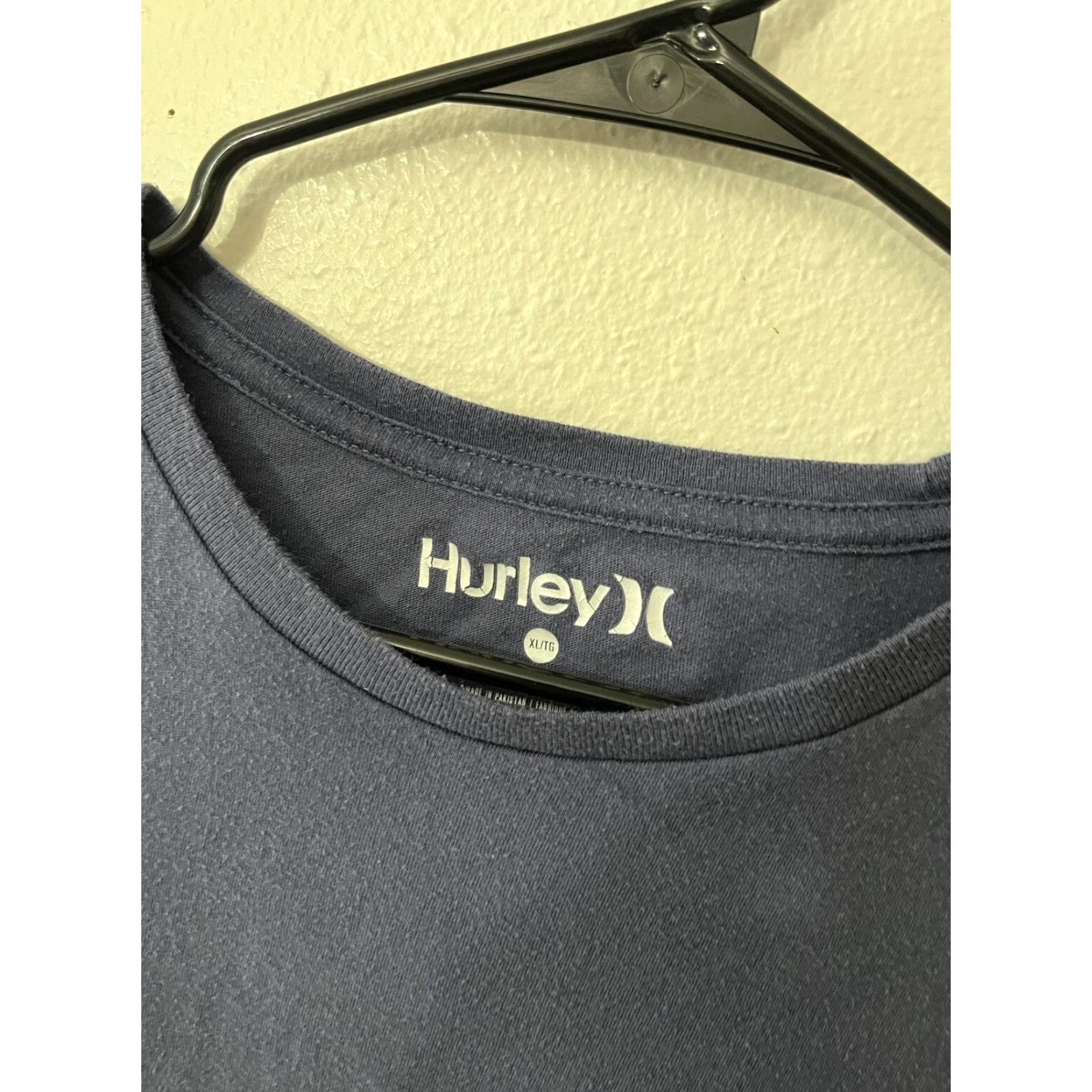 Hurley Hurley T-Shirt Men’s Short Sleeve Logo Tee Crew Neck Blue XL (Regular Fit) - 2010s Cotton Shirt Size US XL / EU 56 / 4 - 3 Thumbnail