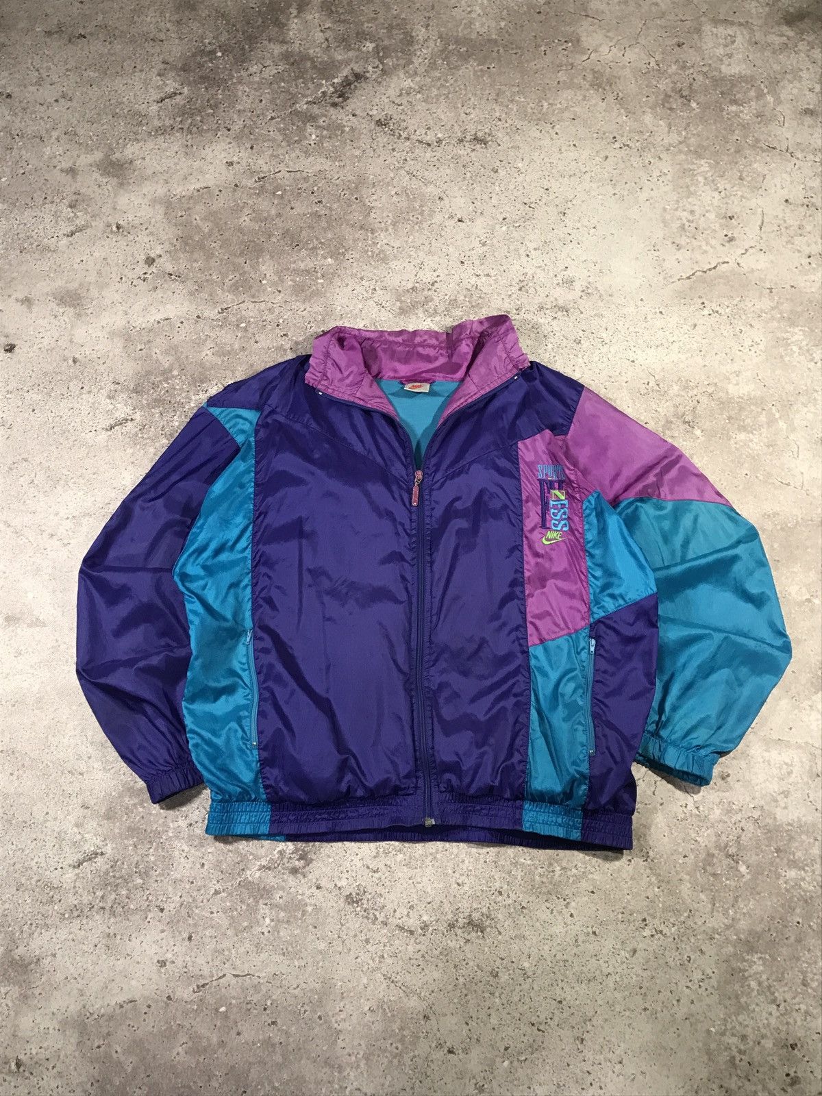 Nike Vintage 90s Nike Track Jacket Zip Men’s Embroiled Logo L Size US L / EU 52-54 / 3 - 1 Thumbnail