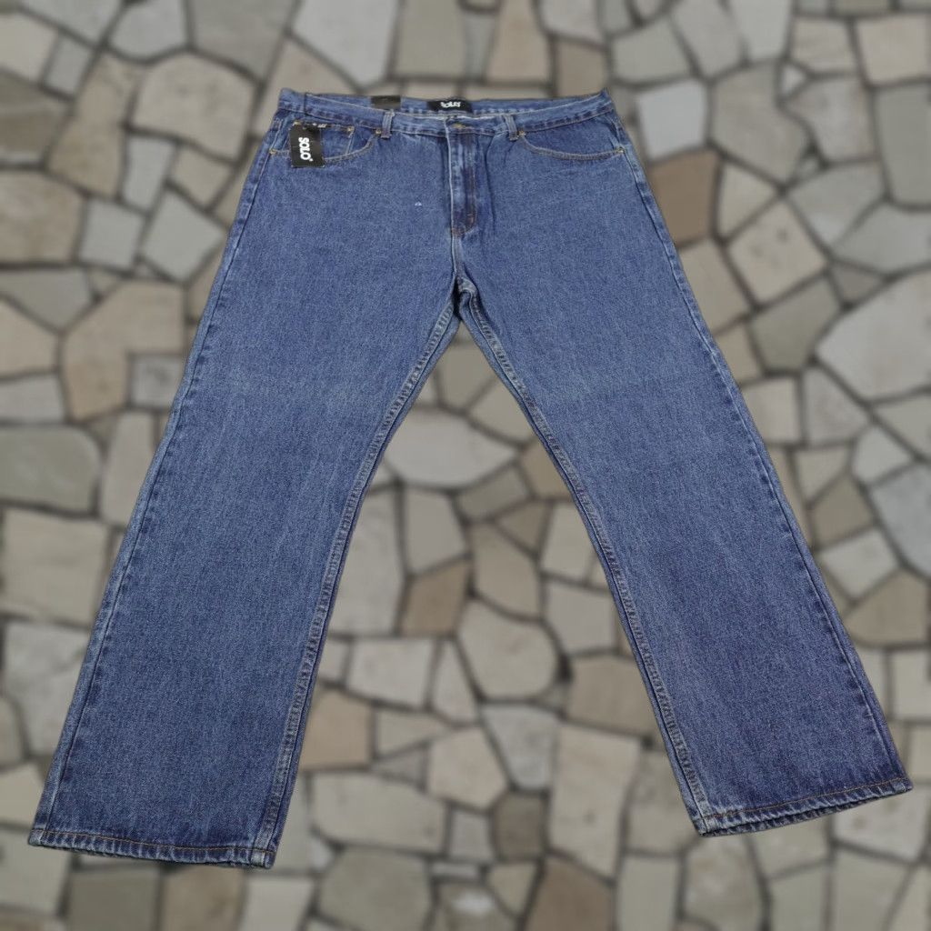 Vintage SOLO Jeans Men’s 46 Blue Denim Baggy Relaxed Fit Grunge Skater NEW Size US 30 / EU 46 - 1 Thumbnail