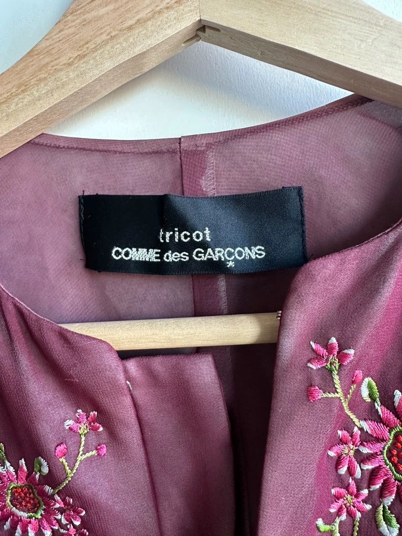 Comme des Garcons Comme Des Garcons Embroidered tulle quilted double-layer c Size S / US 4 / IT 40 - 5 Thumbnail