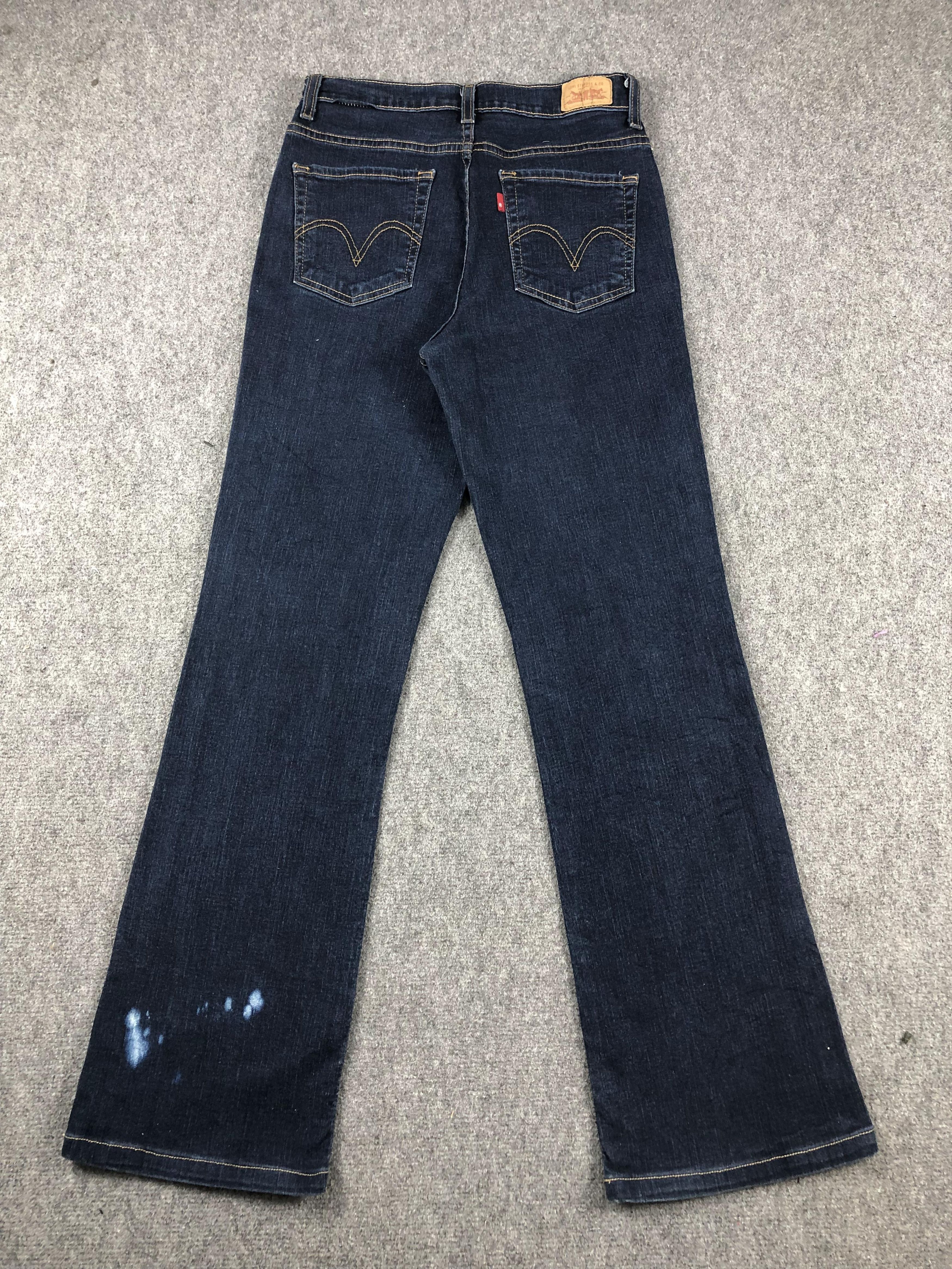 Levi's Vintage Levis Dark Blue Bootcut Bell Bottom Jeans DP2230 Size US 27 - 3 Thumbnail