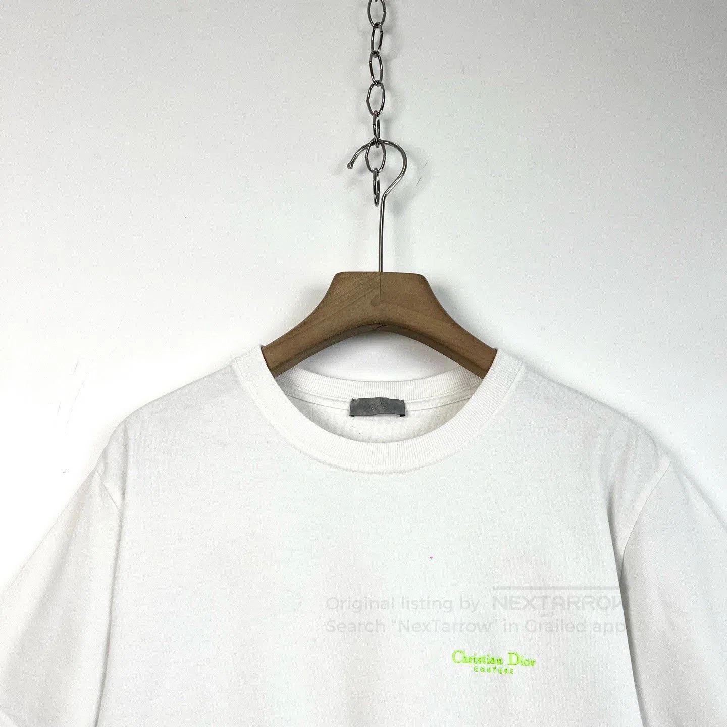 Dior Dior White Embroidered Logo Loose T-shirt. Size S / US 4 / IT 40 - 3 Thumbnail