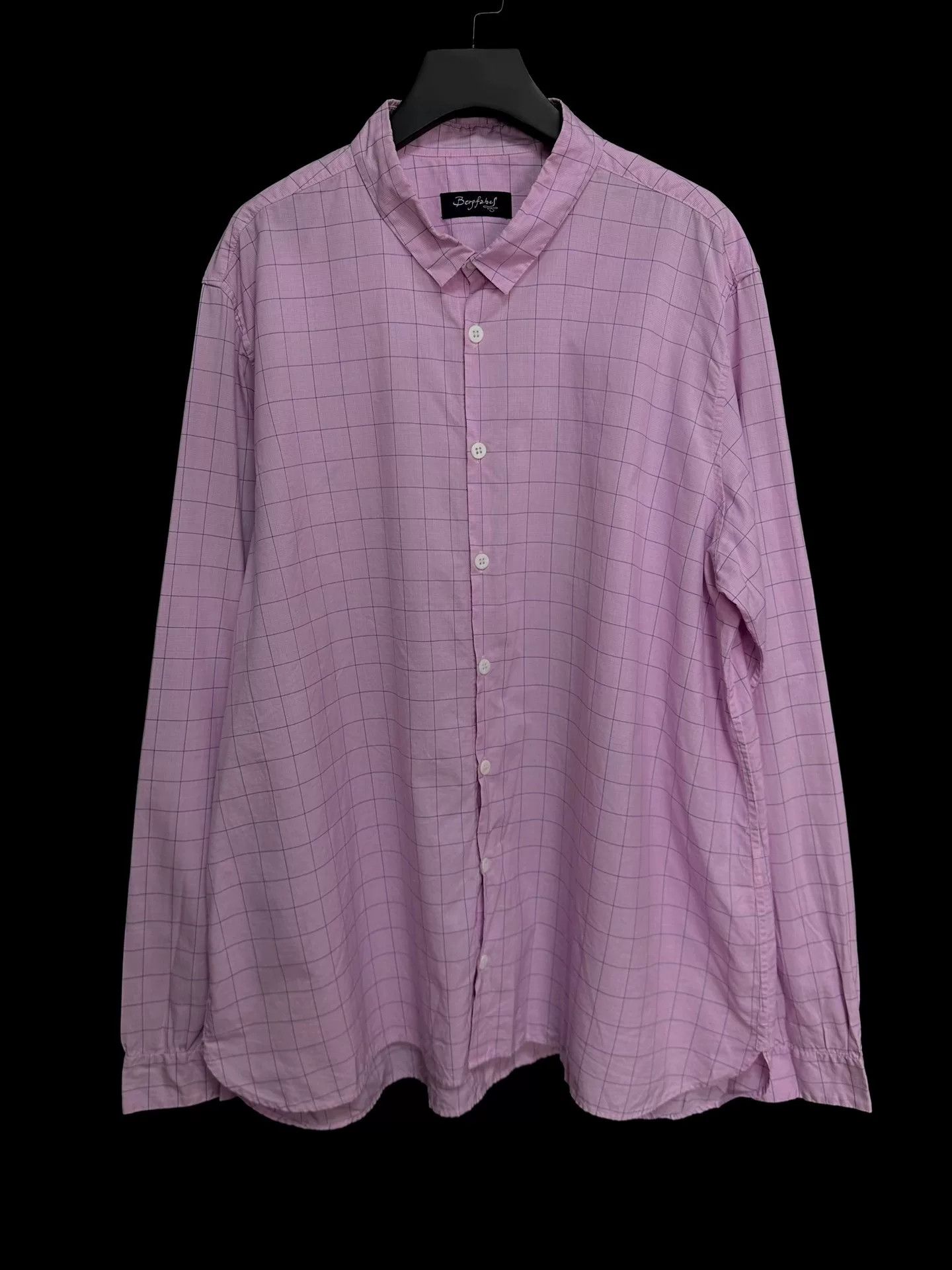 Bergfabel pink checkered long sleeve shirt Size US L / EU 52-54 / 3 - 1 Thumbnail