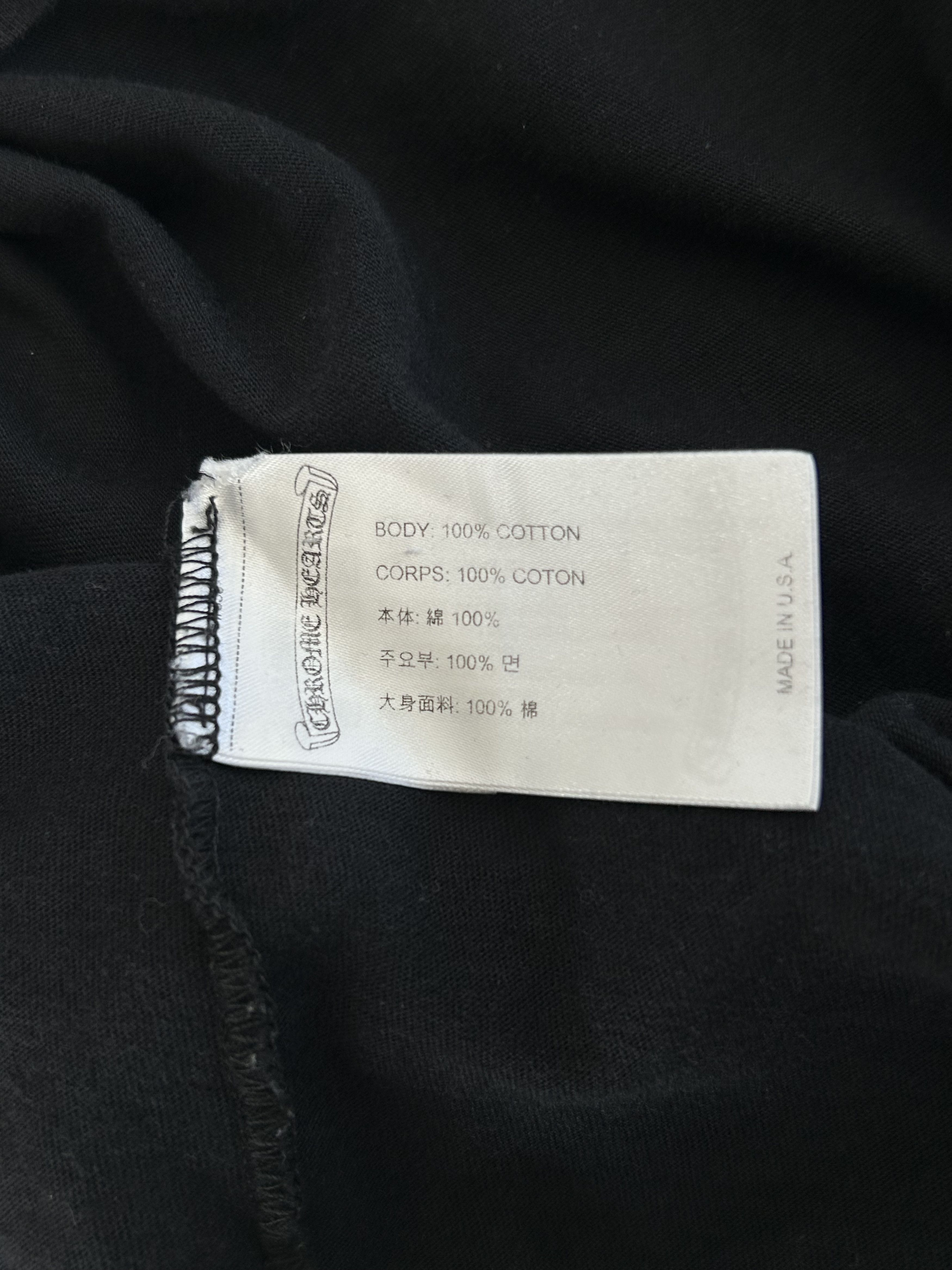 Chrome Hearts Chrome Hearts Black Racing Stripes Longsleeve T-Shirt Size US S / EU 44-46 / 1 - 4 Thumbnail