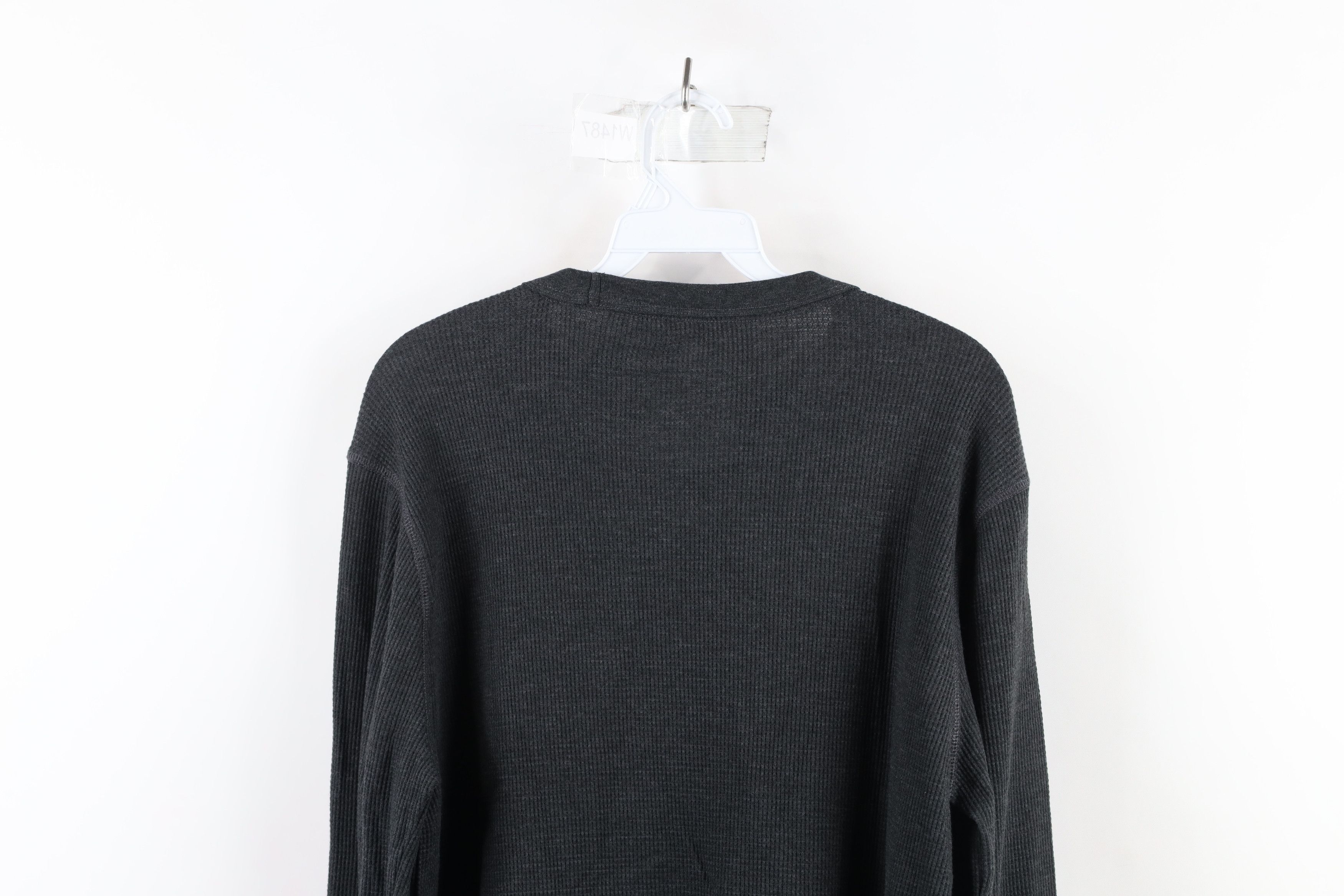 Gap Deadstock Vintage Gap Thermal Waffle Knit Long Sleeve Shirt Size US M / EU 48-50 / 2 - 7 Thumbnail