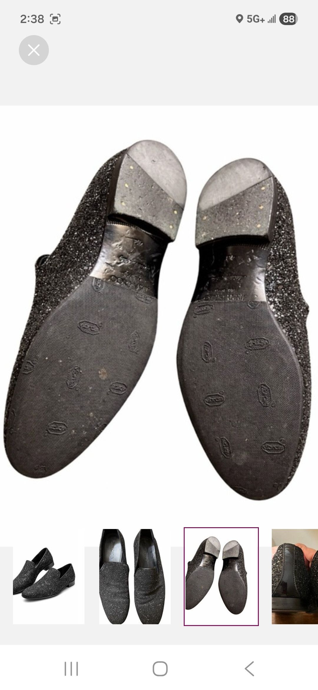 Jimmy Choo Jimmy choo glitter shoes Size US 9.5 / EU 42-43 - 11 Thumbnail