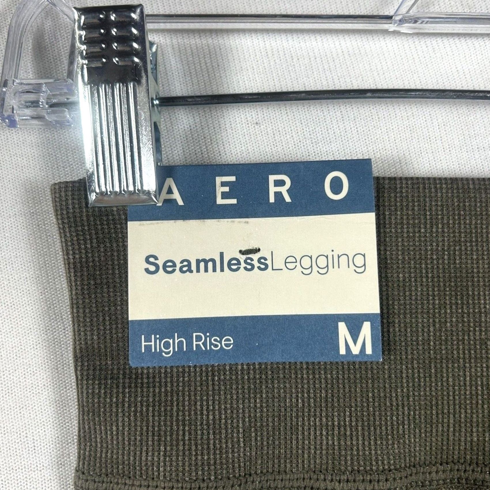 Vintage Aero Women's Leggings Seamed High Rise Ankle Green M NWT Size 32" / US 10 / IT 46 - 2 Thumbnail