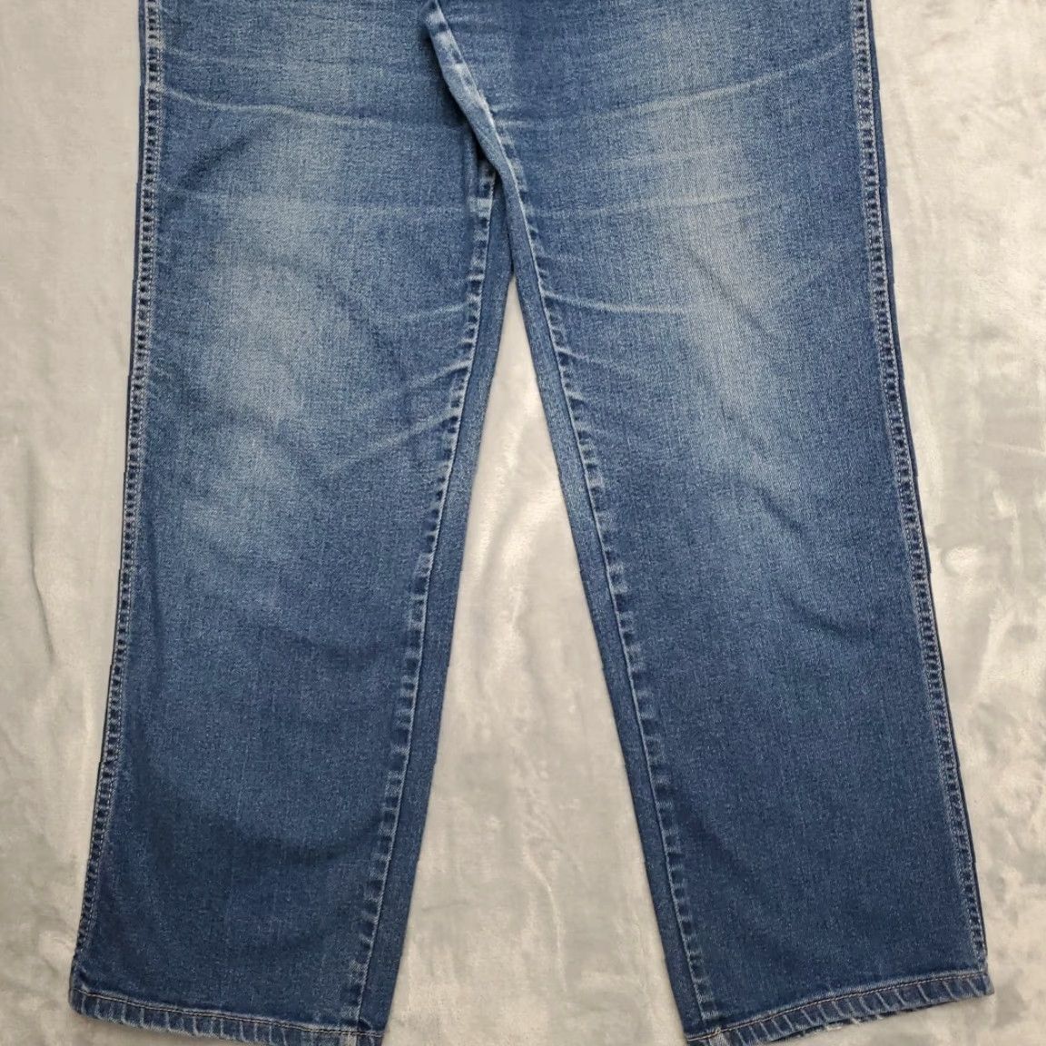 Sears VINTAGE Sears Jeans Womens 18 Blue Denim High Rise 70s Faded Made in USA Retro Size 40" / US 18 - 2 Thumbnail