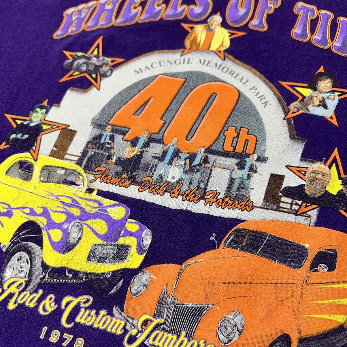 Gildan × Vintage VTG Car Tee Shirt Purple Hot Rod Classic Custom Auto Graphic Size US XL / EU 56 / 4 - 10 Thumbnail