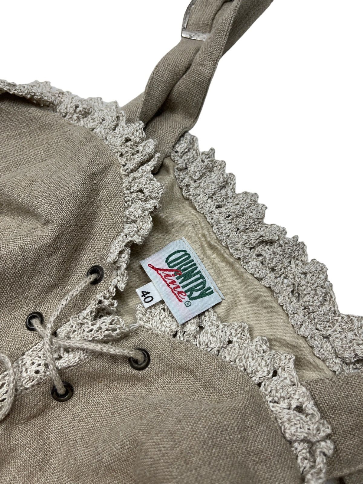 Vintage Vintage Country Line Corset Blouse Lolita Top Size M / US 6-8 / IT 42-44 - 6 Thumbnail