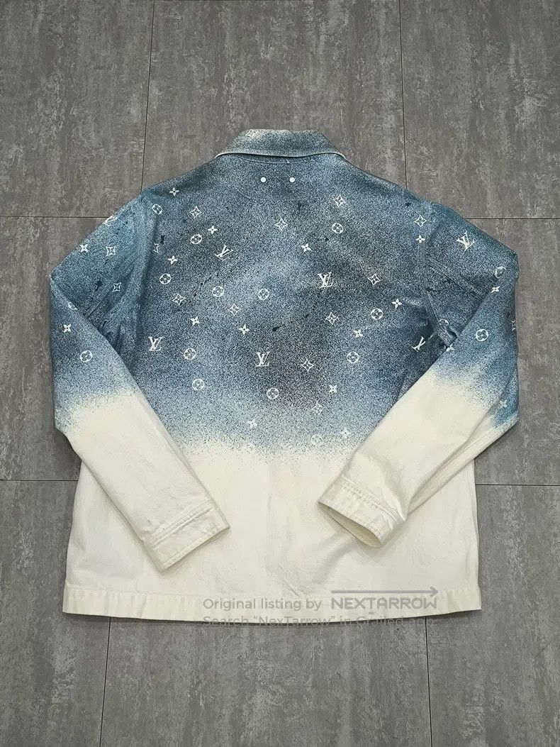 Louis Vuitton Louis Vuitton Starry Sky Gradient Denim Work Jacket Size US XL / EU 56 / 4 - 2 Thumbnail
