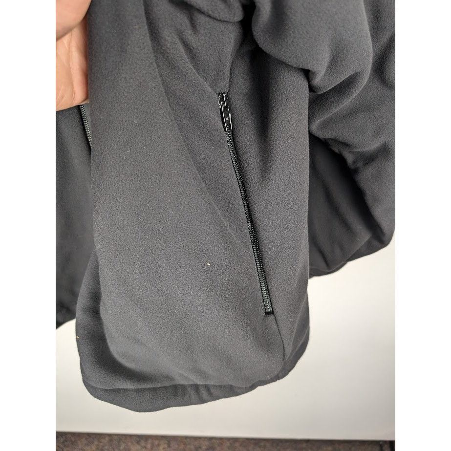 Balenciaga o1rshd1 Fleece Zip Up Jacket in Black Size US M / EU 48-50 / 2 - 8 Thumbnail