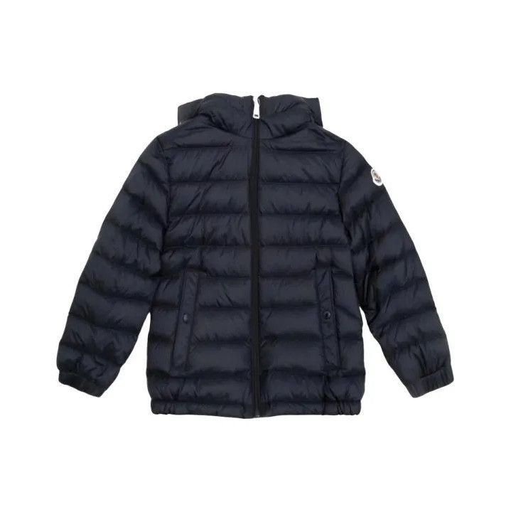 Moncler Moncler Kids Long-Sleeve Down Logo Hooded Jacket Size US S / EU 44-46 / 1 - 1 Thumbnail
