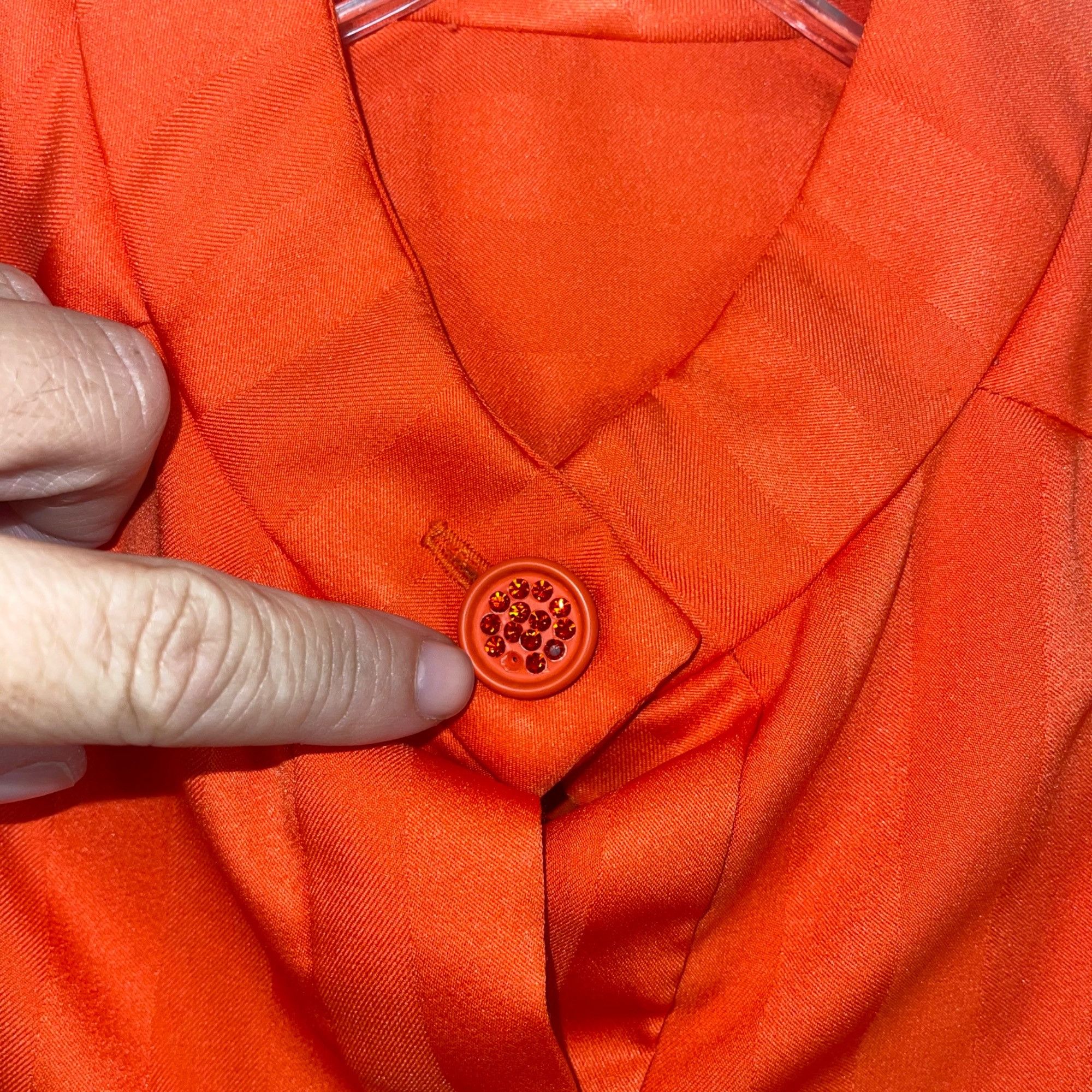 Vintage Vintage Womens Pants Suit Size Medium Orange Size ONE SIZE - 6 Thumbnail
