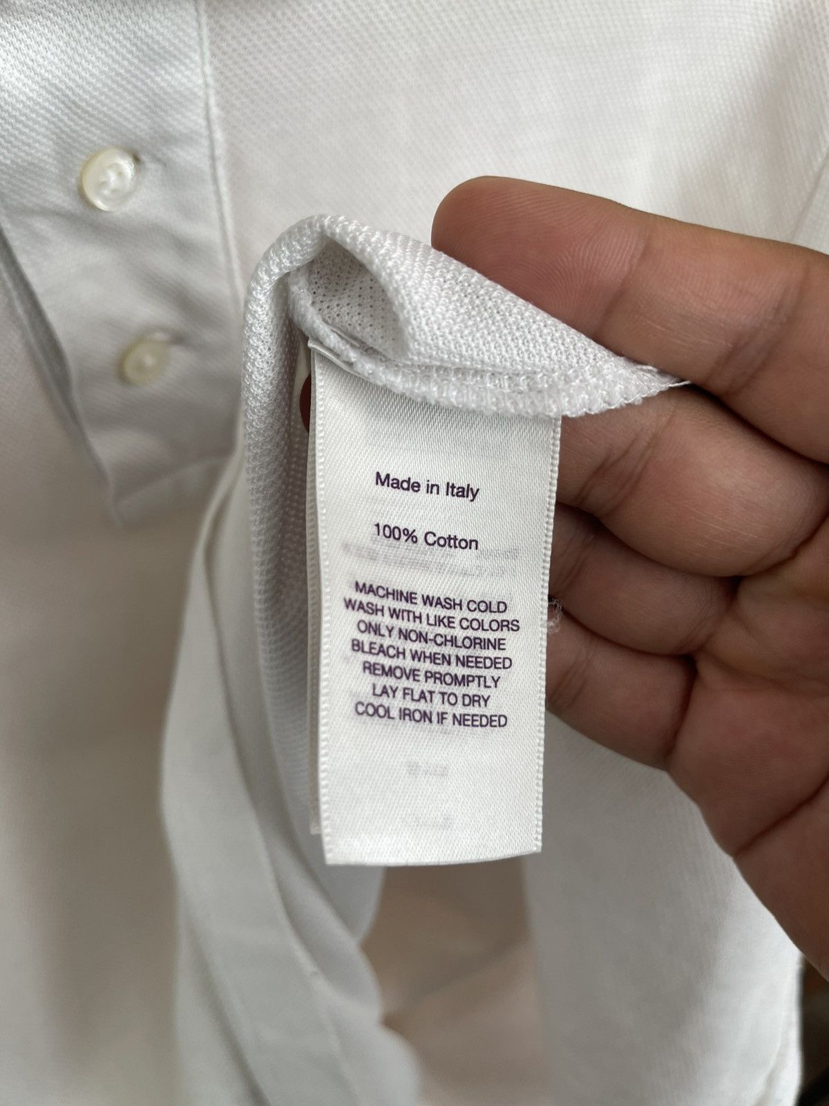 Ralph Lauren Purple Label Ralph Lauren Purple Label White Gold Polo Size US XS / EU 42 / 0 - 7 Thumbnail