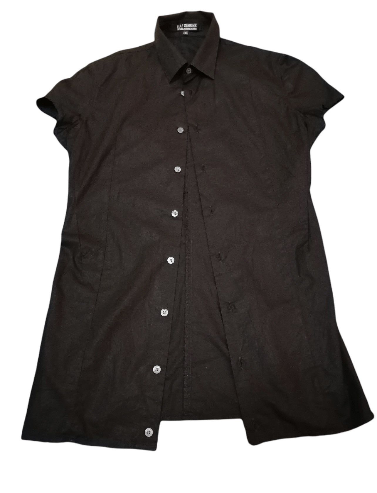Raf Simons Raf Simons Spring Summer 2009 Black Short Sleeve Size US M / EU 48-50 / 2 - 3 Thumbnail