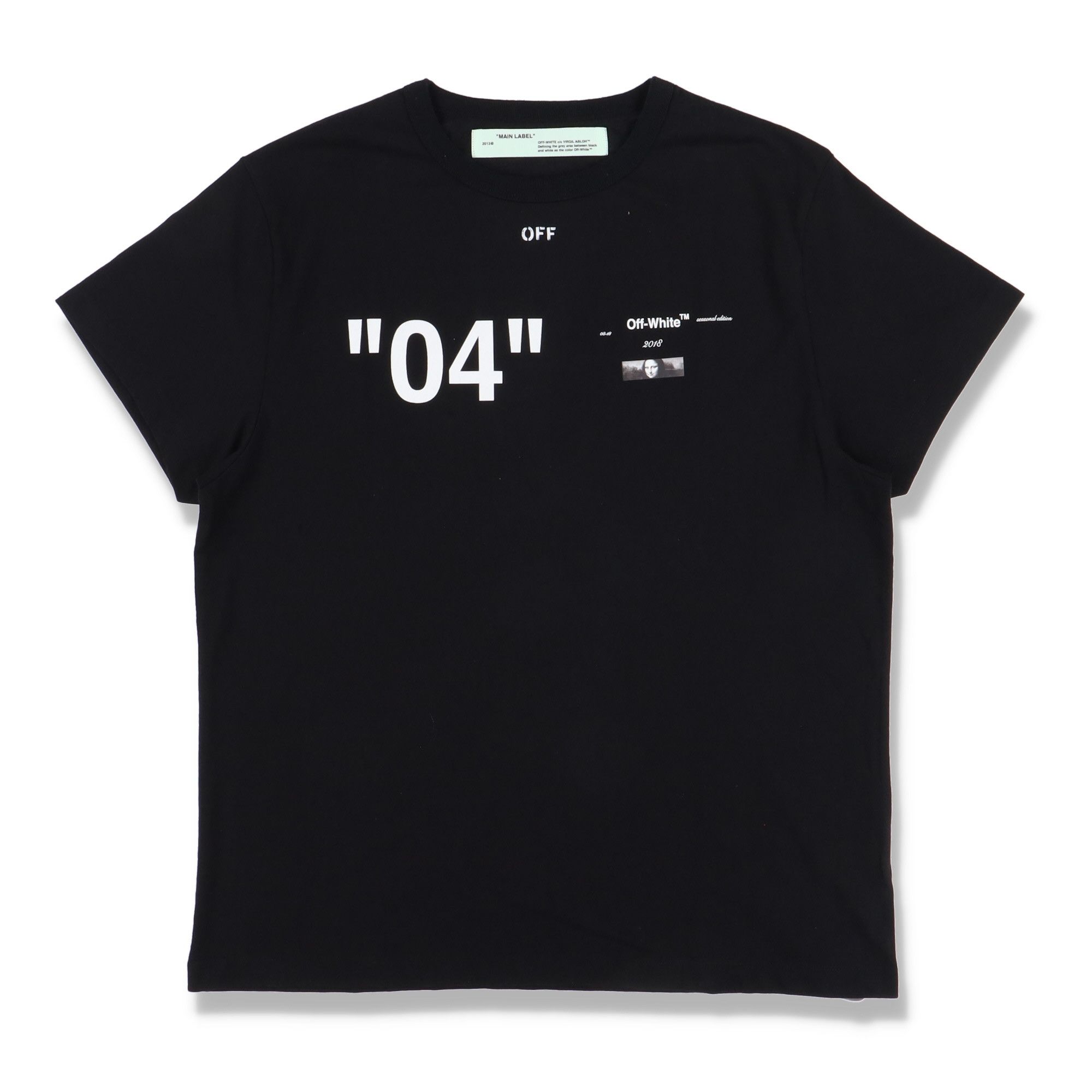 Off-White Black Mona Lisa "For All" Oversized T-Shirt Size US M / EU 48-50 / 2 - 4 Thumbnail