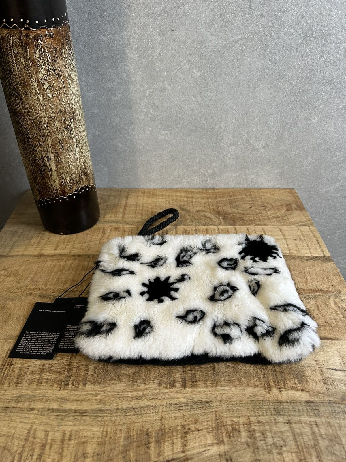 image of YVES Salomon YVES Salamon Clutch Bag in Black, Women's