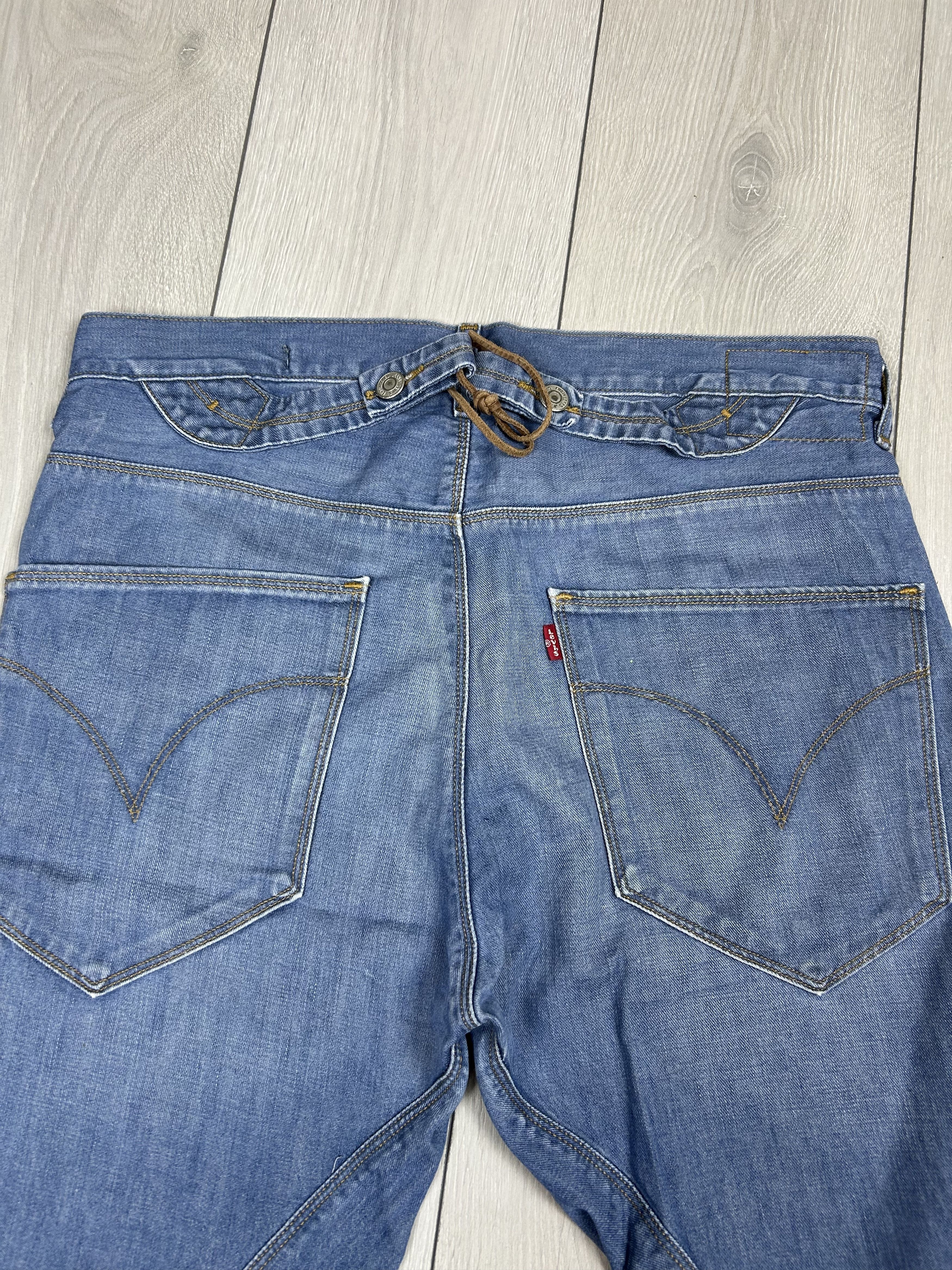Levi's Vintage Clothing Levis Engineered Denim Shorts Buckle Back Tag Size L Blue Size US 34 / EU 50 - 3 Thumbnail