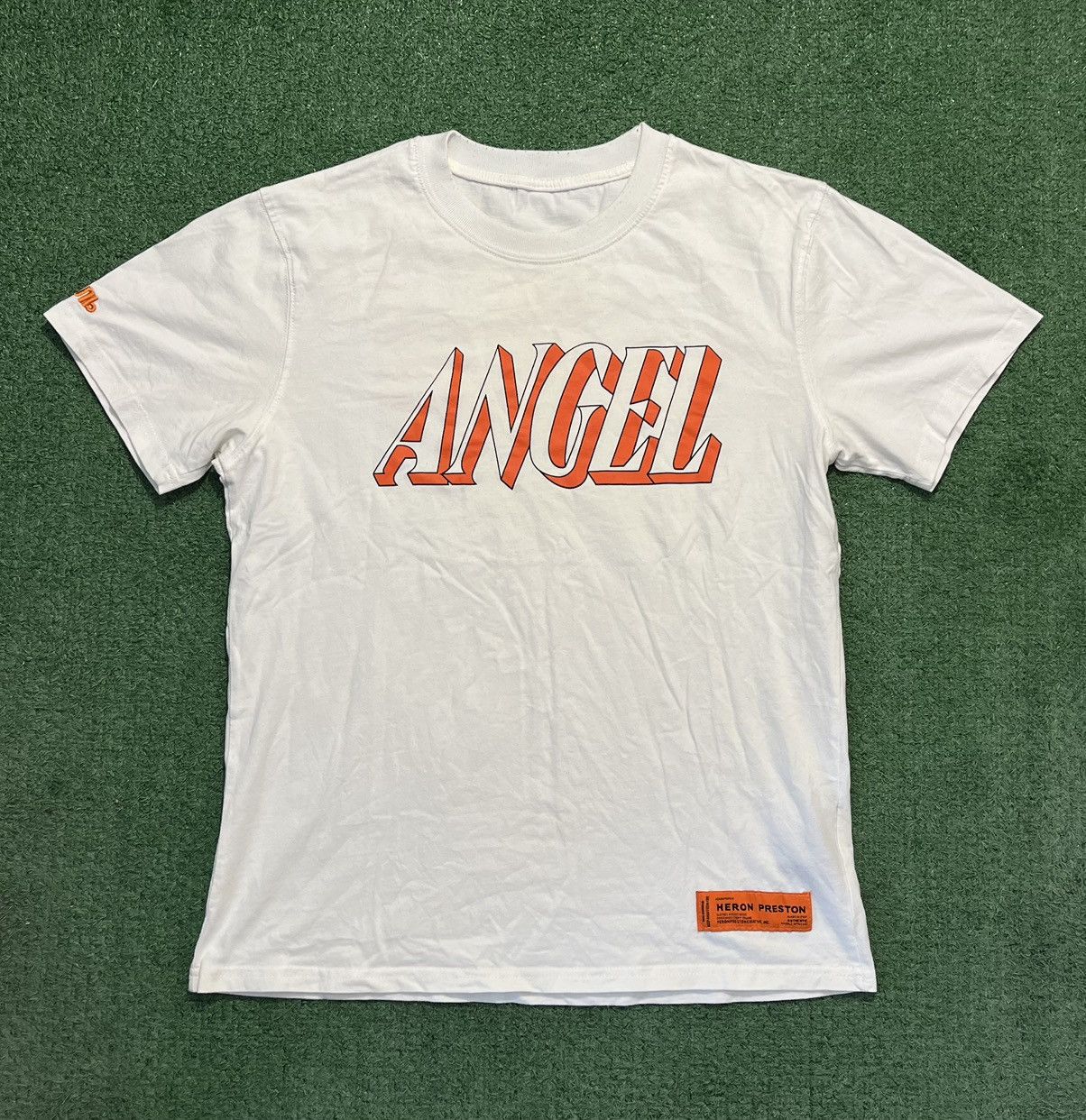 Heron Preston Heron Preston Angel White Tee Size US S / EU 44-46 / 1 - 1 Thumbnail