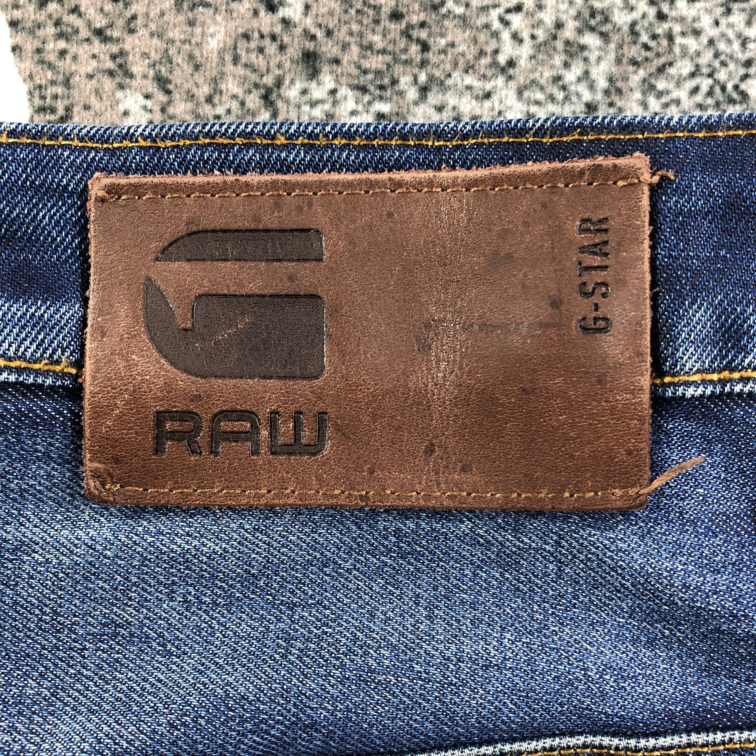 G-Star G Star Raw Jeans Faded Blue Distressed Denim KJ1506 Size US 29 - 5 Thumbnail