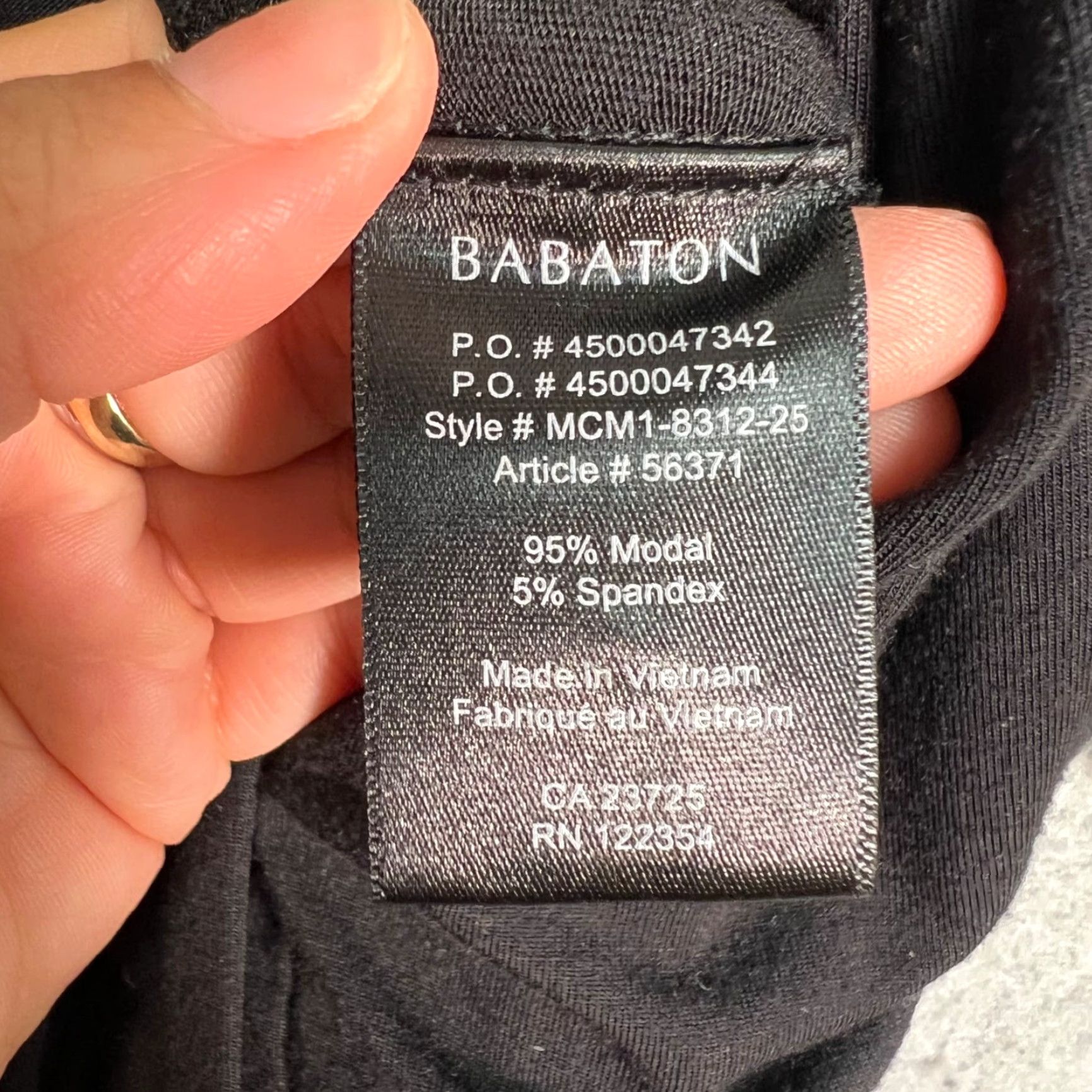 Vintage Babaton Jumpsuit Women XS Black Sleeveless V-Neck One-Piece 8/10 Casual Party/Cocktail Modern Classic Mens Girls? Size 26" / US 2 / IT 38 - 4 Thumbnail