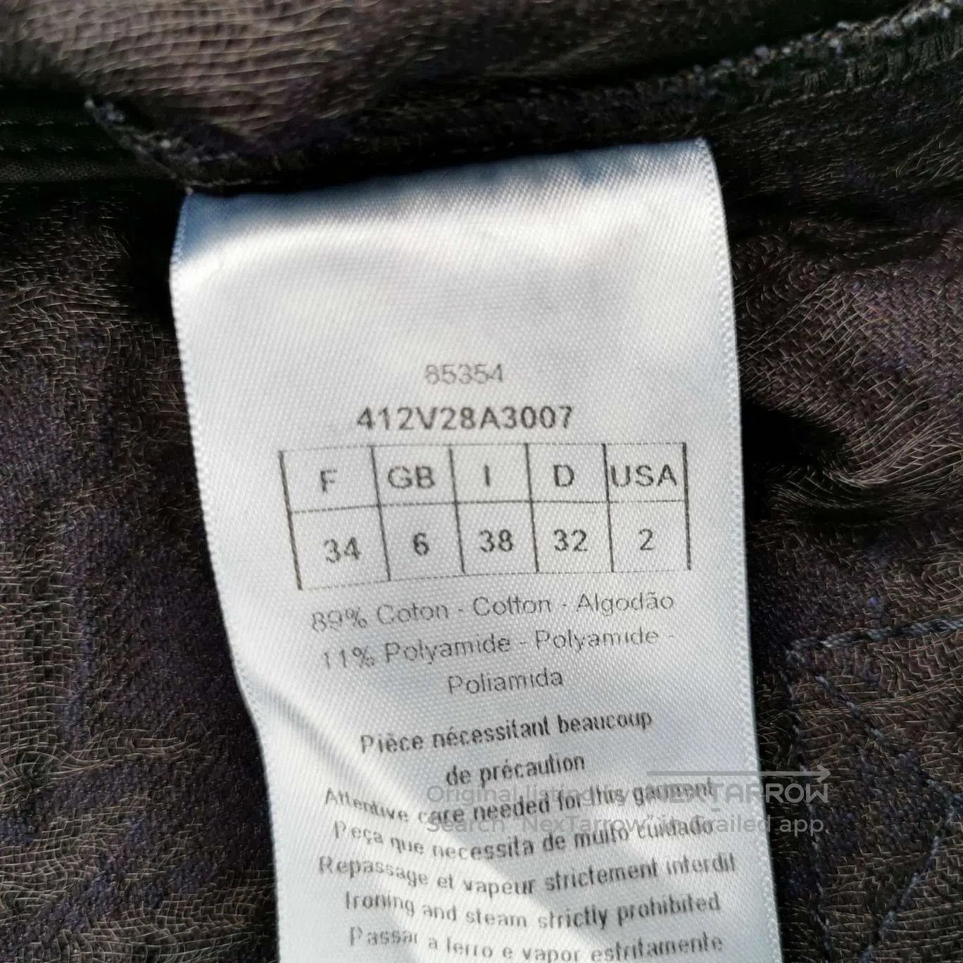 Dior Dior Cotton Single. Size XS / US 0-2 / IT 36-38 - 5 Thumbnail