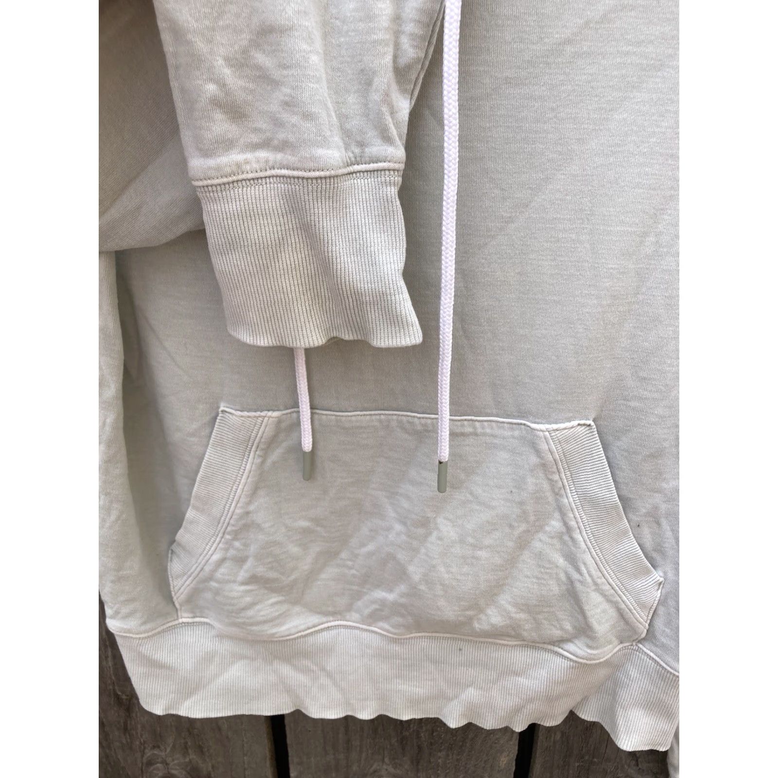 Athleta Athleta Sweatshirt Women Green Solid S Cotton Blend Logo Pullover All Seasons Casual Activewear Athleisure Size S / US 4 / IT 40 - 6 Thumbnail