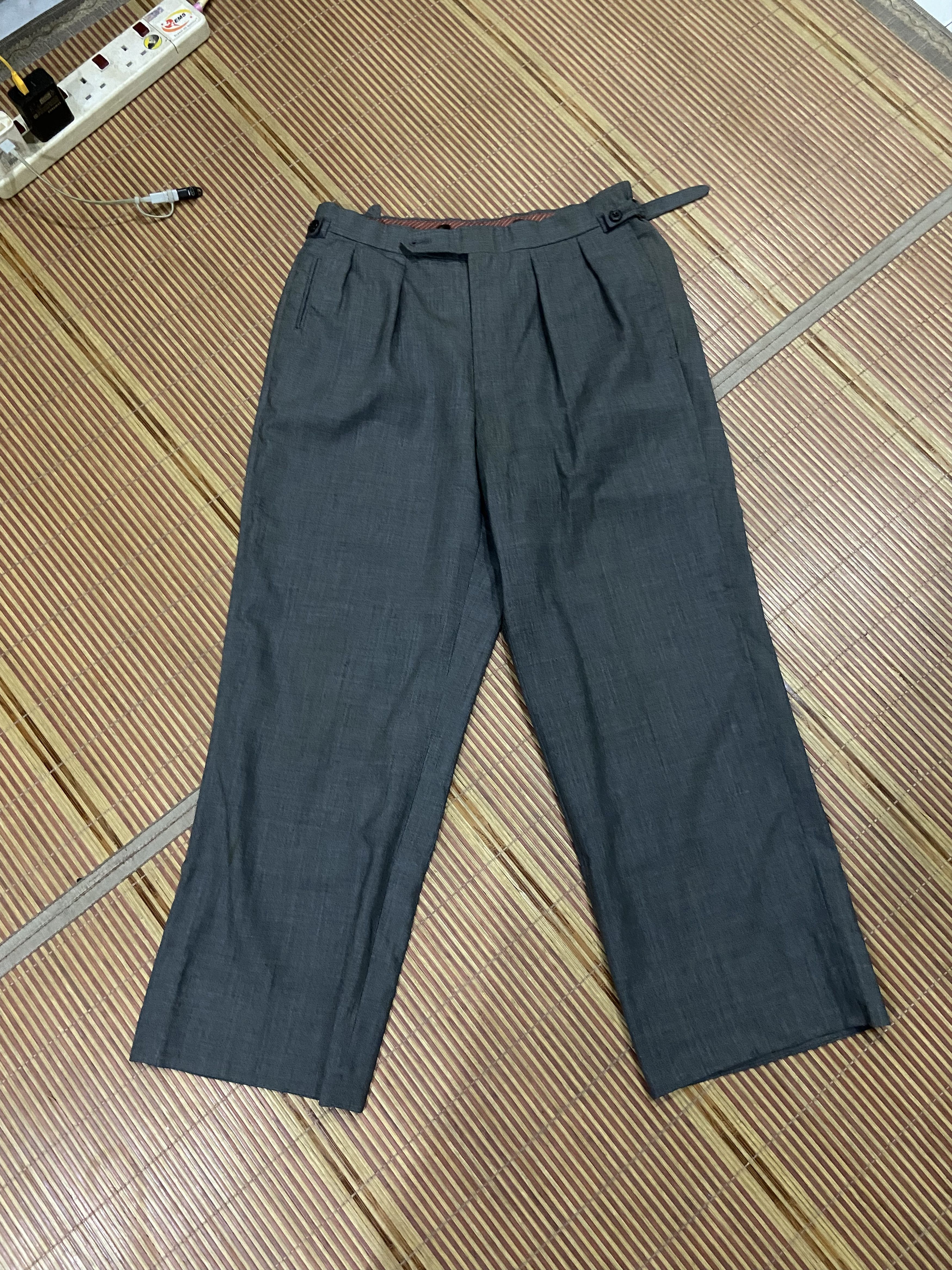 Burberry Vintage Burberrys Buckle Strap Pants Size US 30 / EU 46 - 1 Thumbnail