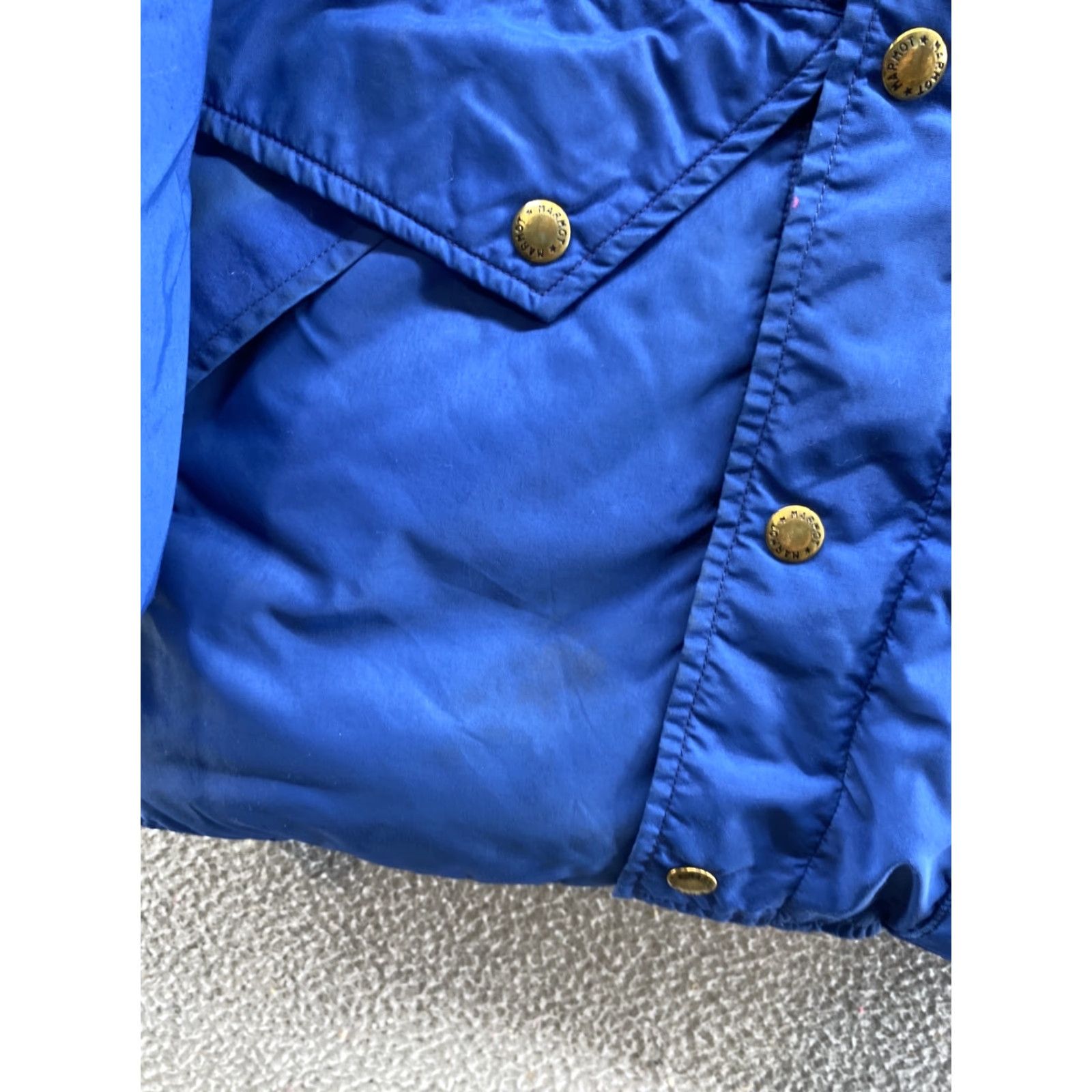 Marmot VINTAGE Marmot Mountain Works Down Filled Puffer Jacket Mens XS Blue Full Zip Size US XS / EU 42 / 0 - 5 Thumbnail