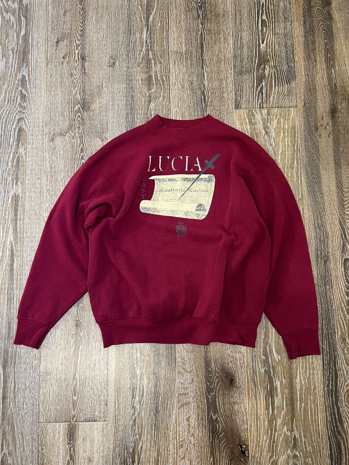 Vintage Vintage 1993 lucia opera cast hamilton raglan Size US L / EU 52-54 / 3 - 1 Thumbnail