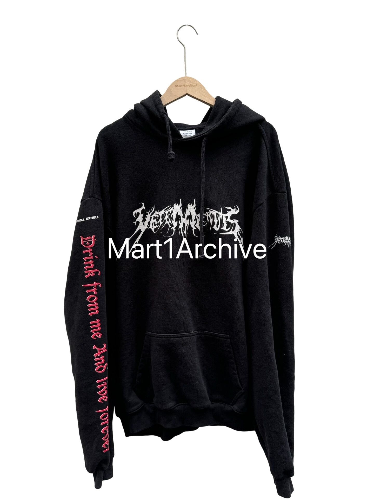 Vetements Vetements Total Fucking Darkness TFD Homme Hoodie Size M