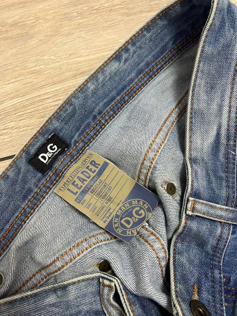 Dolce & Gabbana Dolce & Gabbana D&G Leader Distressed Jeans Ripped Denim Y2K Size US 35 - 6 Thumbnail