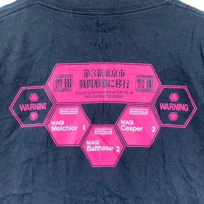 Vintage NEON GENESIS EVANGELION x UNIQLO Magi System Anime Tee Shirt Size US S / EU 44-46 / 1 - 5 Thumbnail