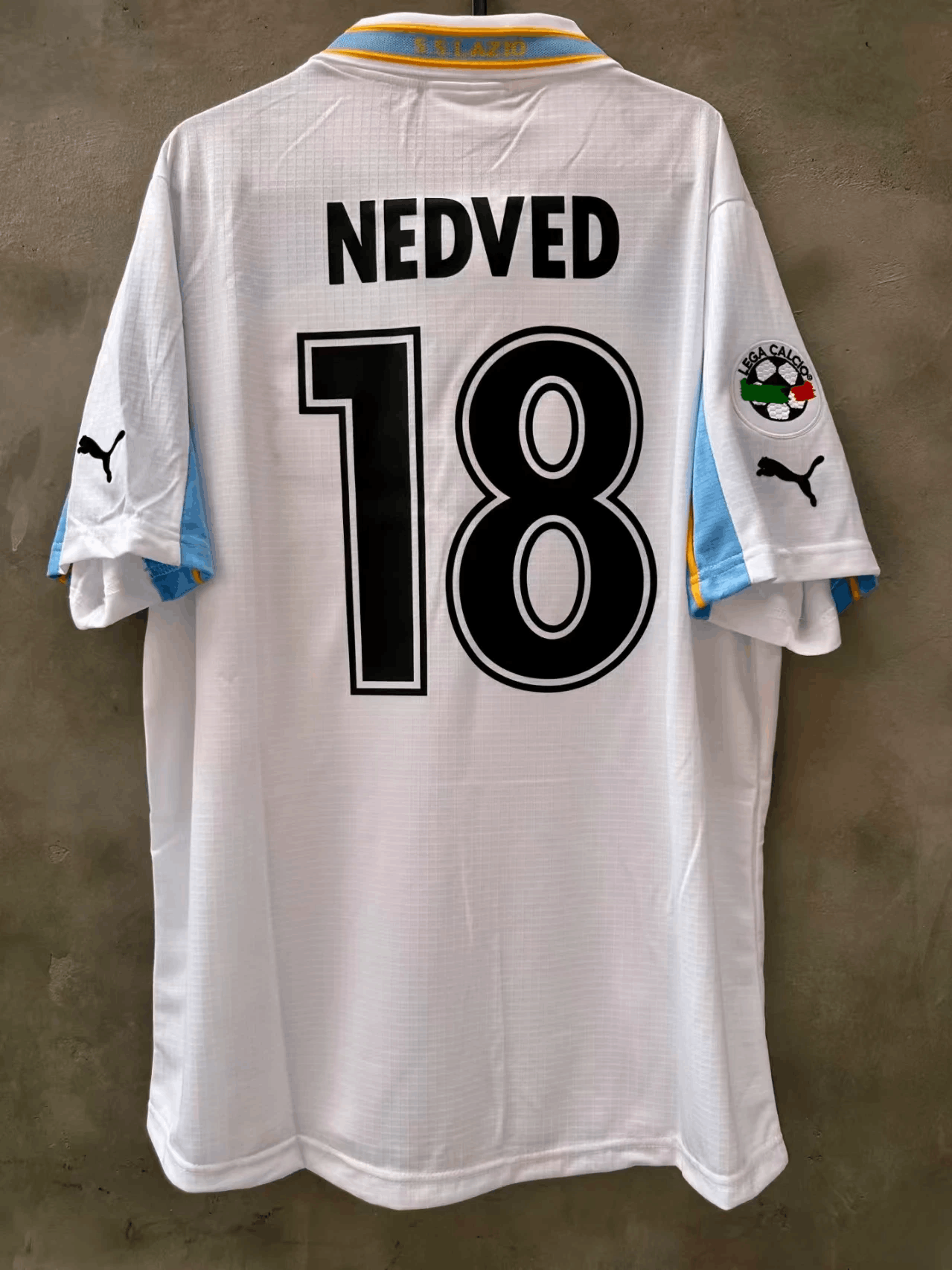 Other 1999 2000 Lazio #18 Nedvěd Jersey Size US L / EU 52-54 / 3 - 1 Thumbnail