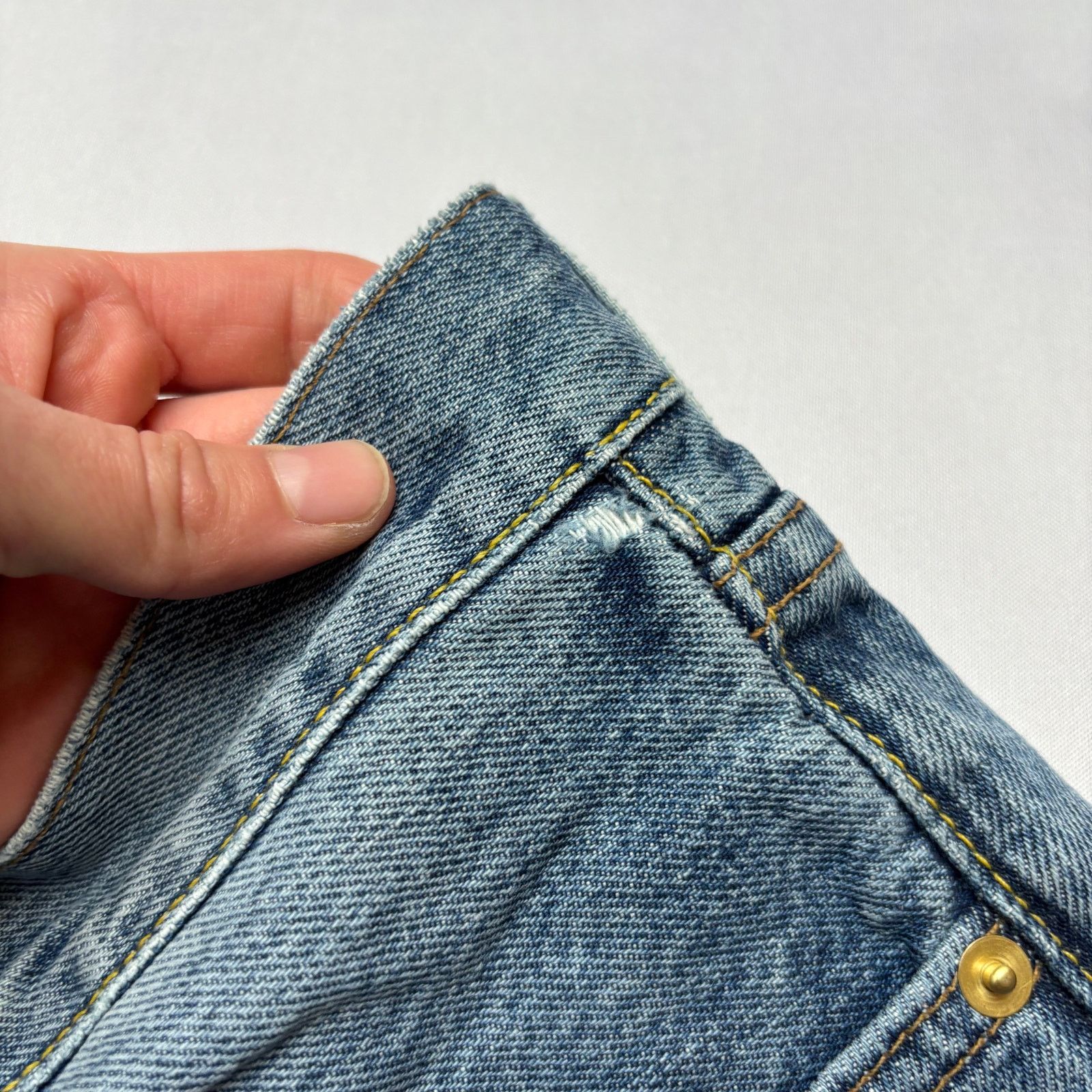 Sid Mashburn $175 Sid Mashburn Slim Straight Jeans 30x30 Made in USA Size US 30 / EU 46 - 10 Thumbnail
