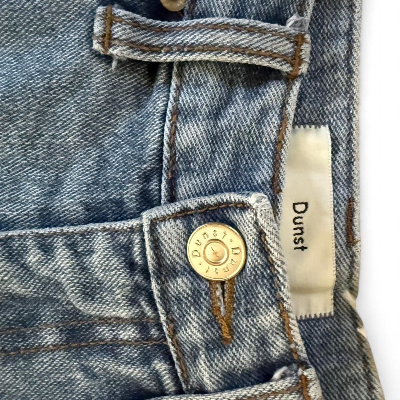 Japanese Brand Dunst curved blue denim shorts Size US 30 / EU 46 - 5 Thumbnail