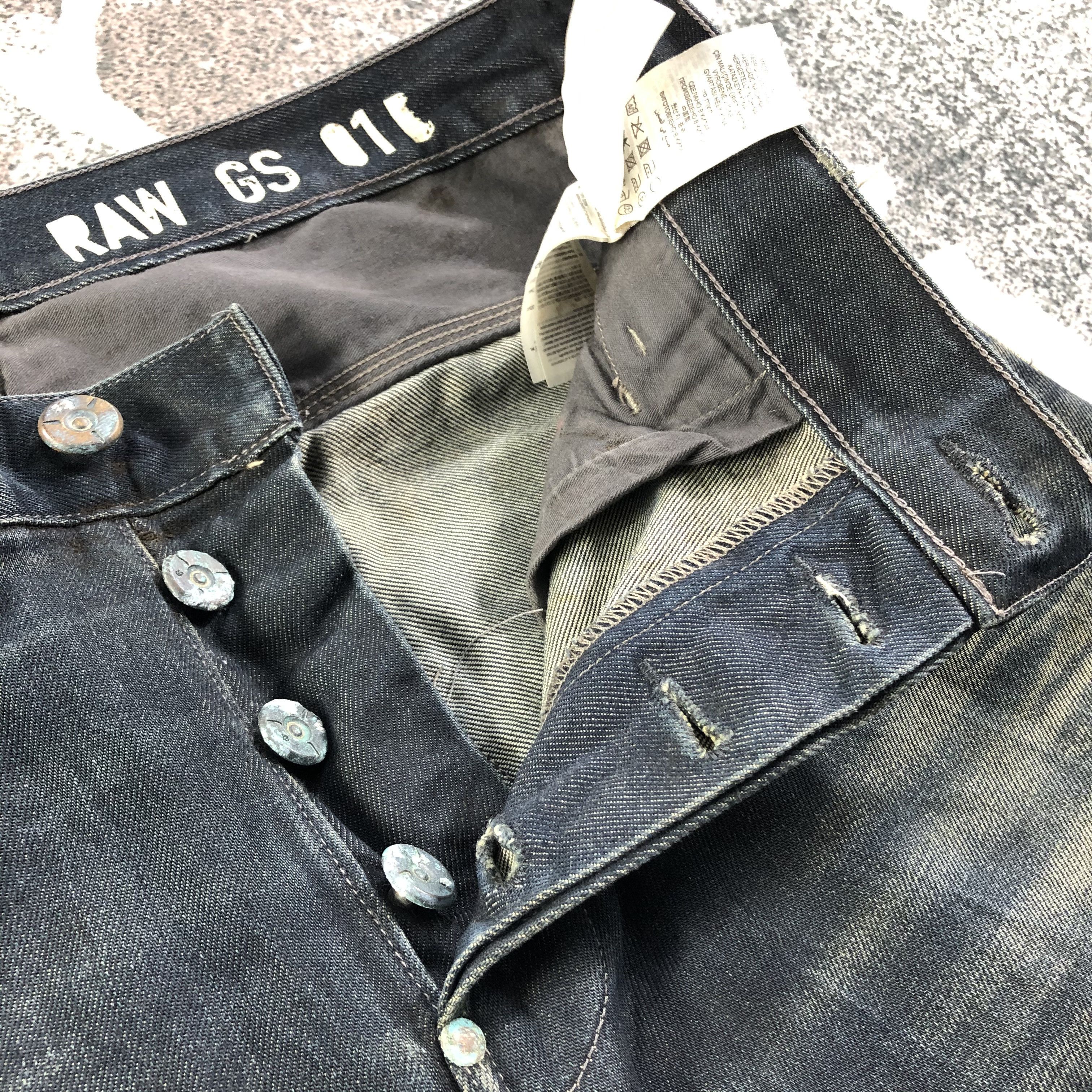 G-Star G Star Raw Jeans Rusty Wash Denim KJ1890 Size US 34 / EU 50 - 10 Thumbnail