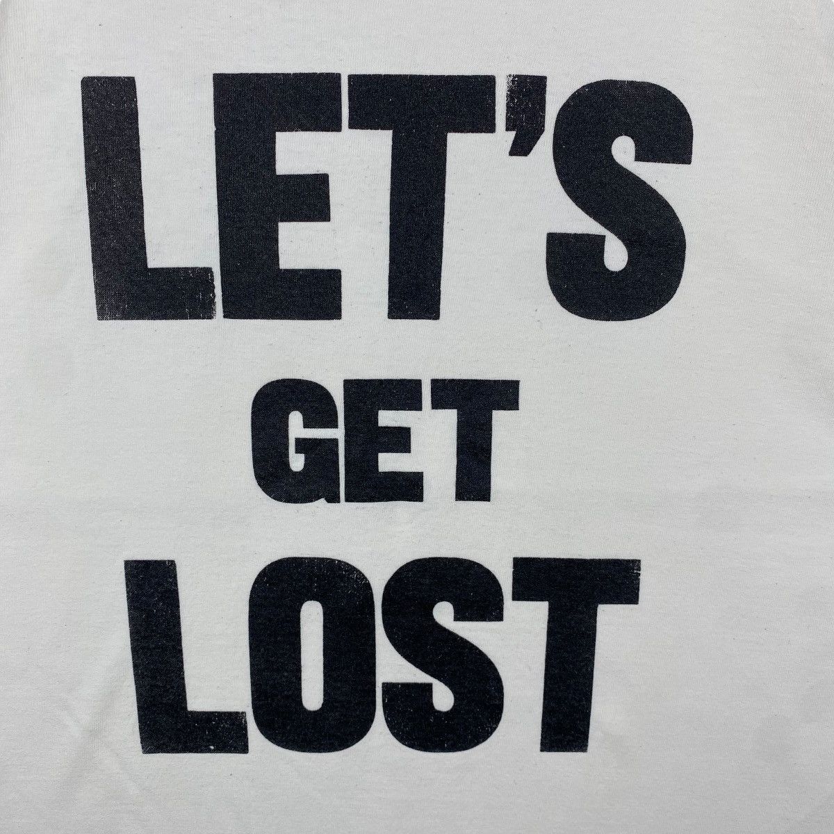 Japanese Brand Vintage "Let's Get Lost" A Two Pipe Problem Letterpress Tee Size US M / EU 48-50 / 2 - 2 Thumbnail