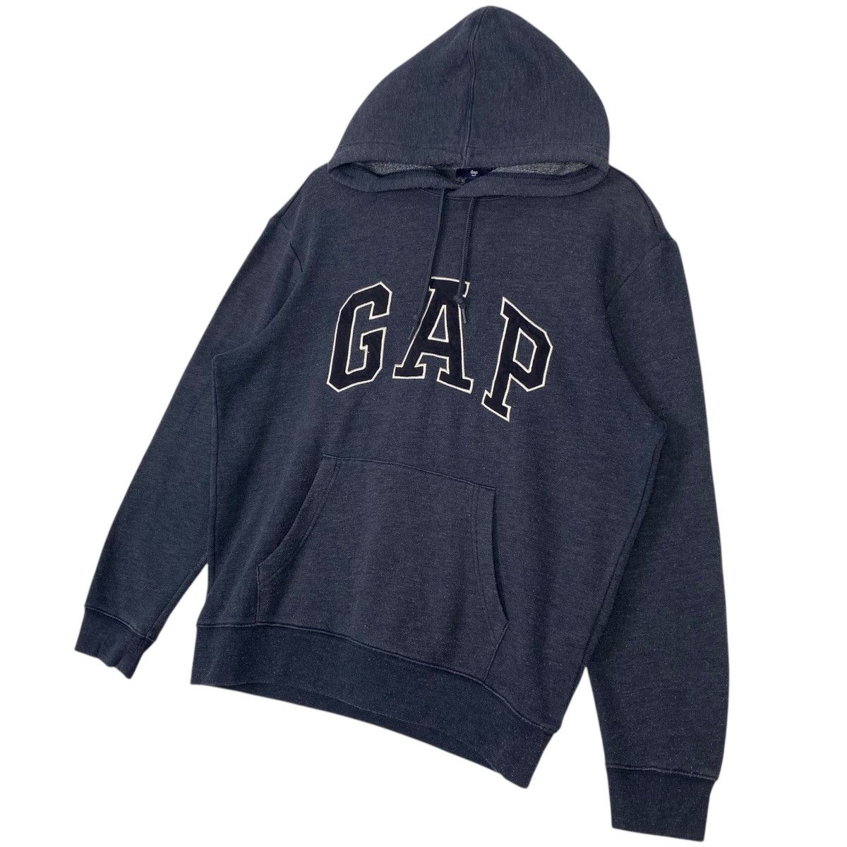 Other Vintage GAP Hoodie Full Zip Big Logo Embroidered NavyBlue Size US M / EU 48-50 / 2 - 2 Thumbnail