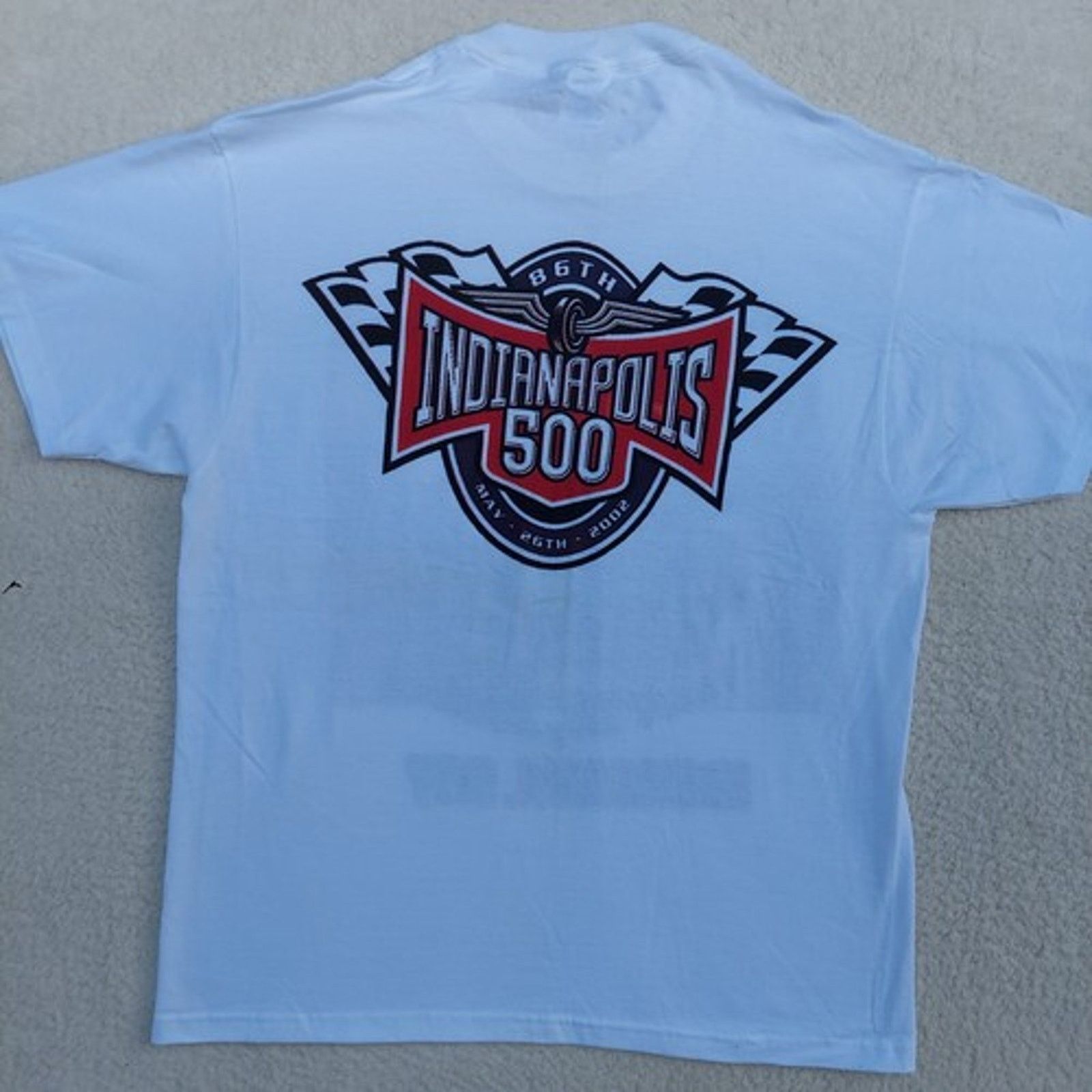 Delta Indianapolis 500 Memorial Day 2002 T Shirt White Mens Large Size US L / EU 52-54 / 3 - 8 Thumbnail