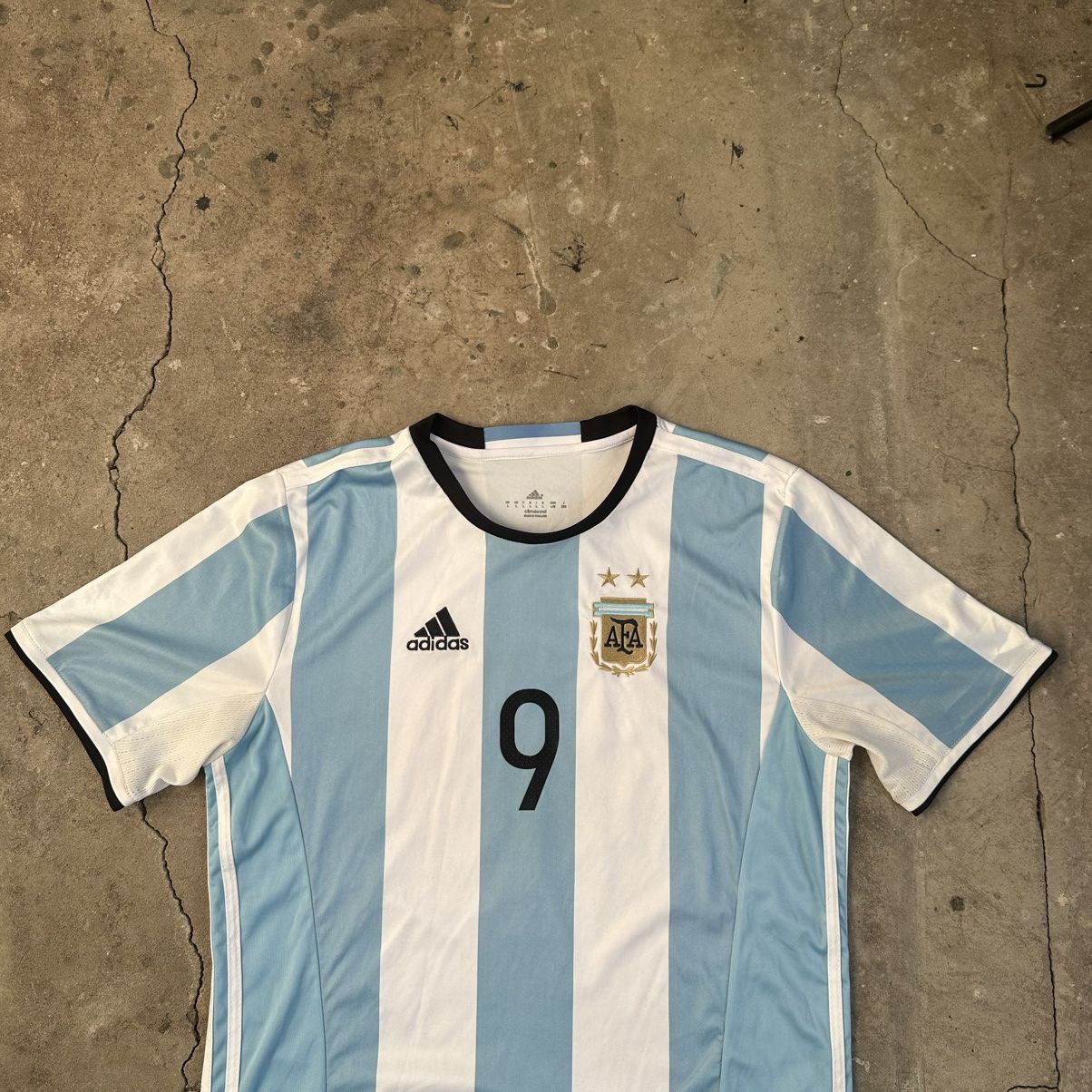 Adidas 2015 Argentina Higuain Away Football Kit Size L Size US L / EU 52-54 / 3 - 3 Thumbnail