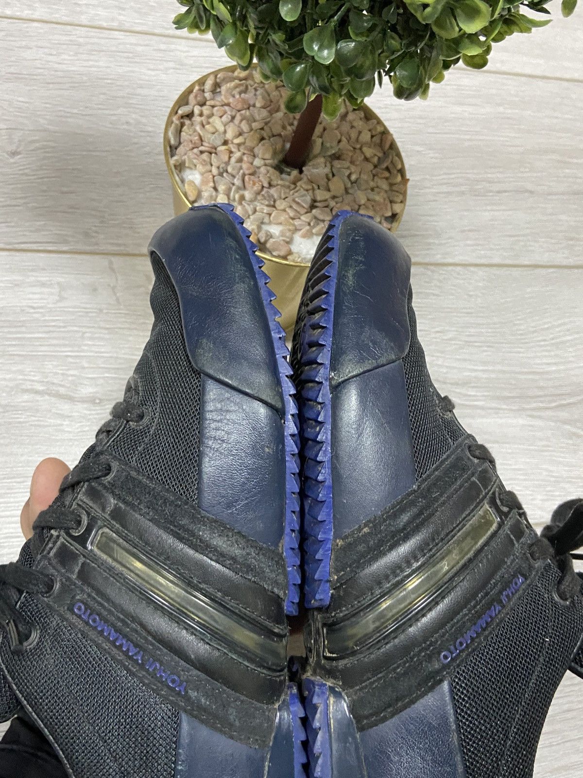 Adidas Y-3 Yohji vintage leather boxers trainers sneakers shoes Size US 8.5 / EU 41-42 - 15 Thumbnail