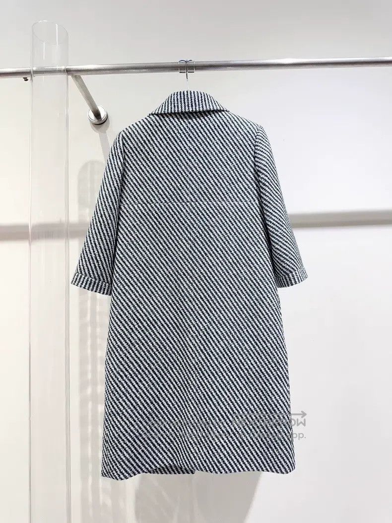 Chanel Chanel Black and white twill coat Size XXS / US 00 / IT 34 - 2 Thumbnail