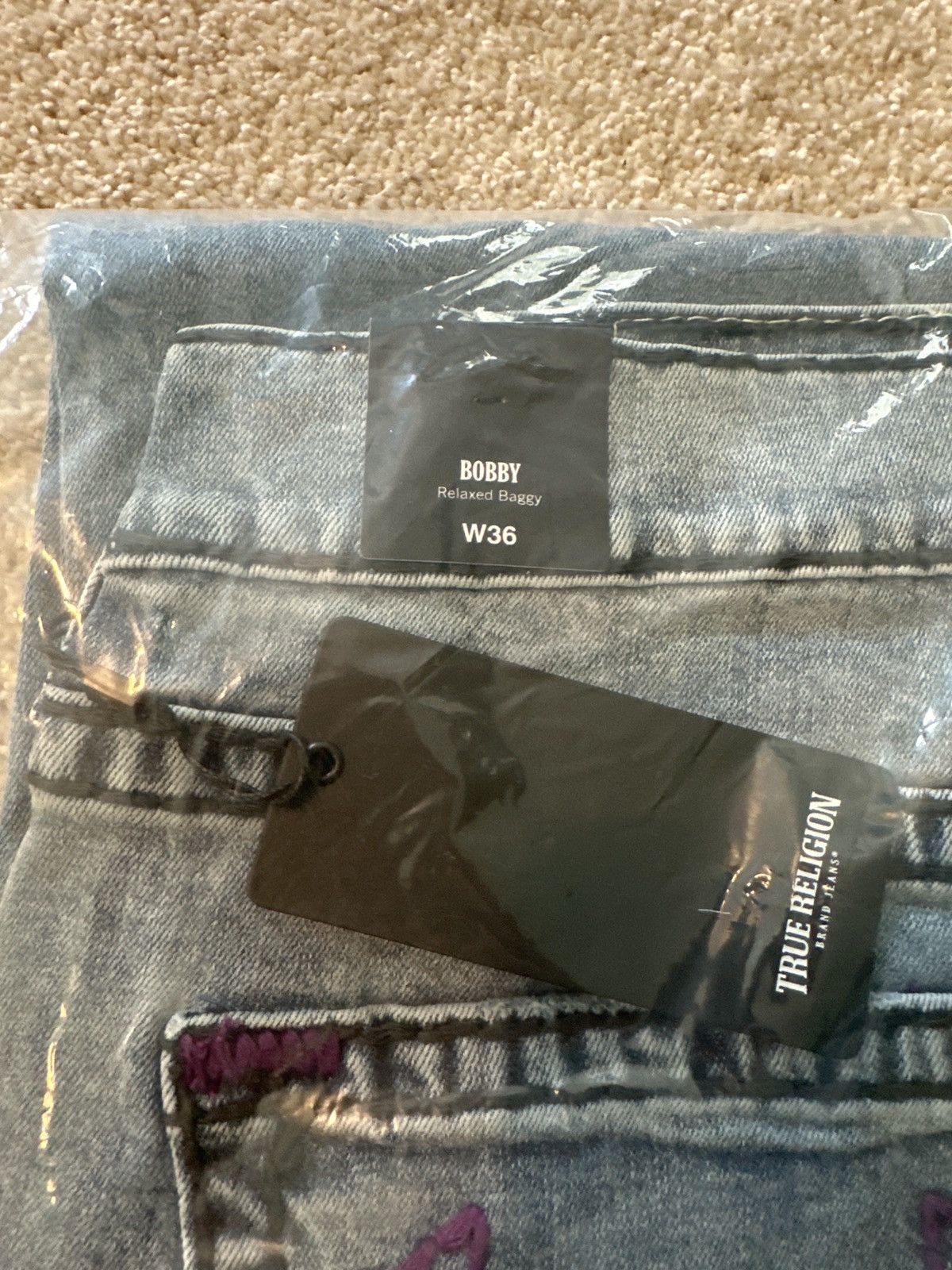 True Religion True Religion Bobby No Flap Super T Bureau Medium Wash Size US 36 / EU 52 - 4 Thumbnail